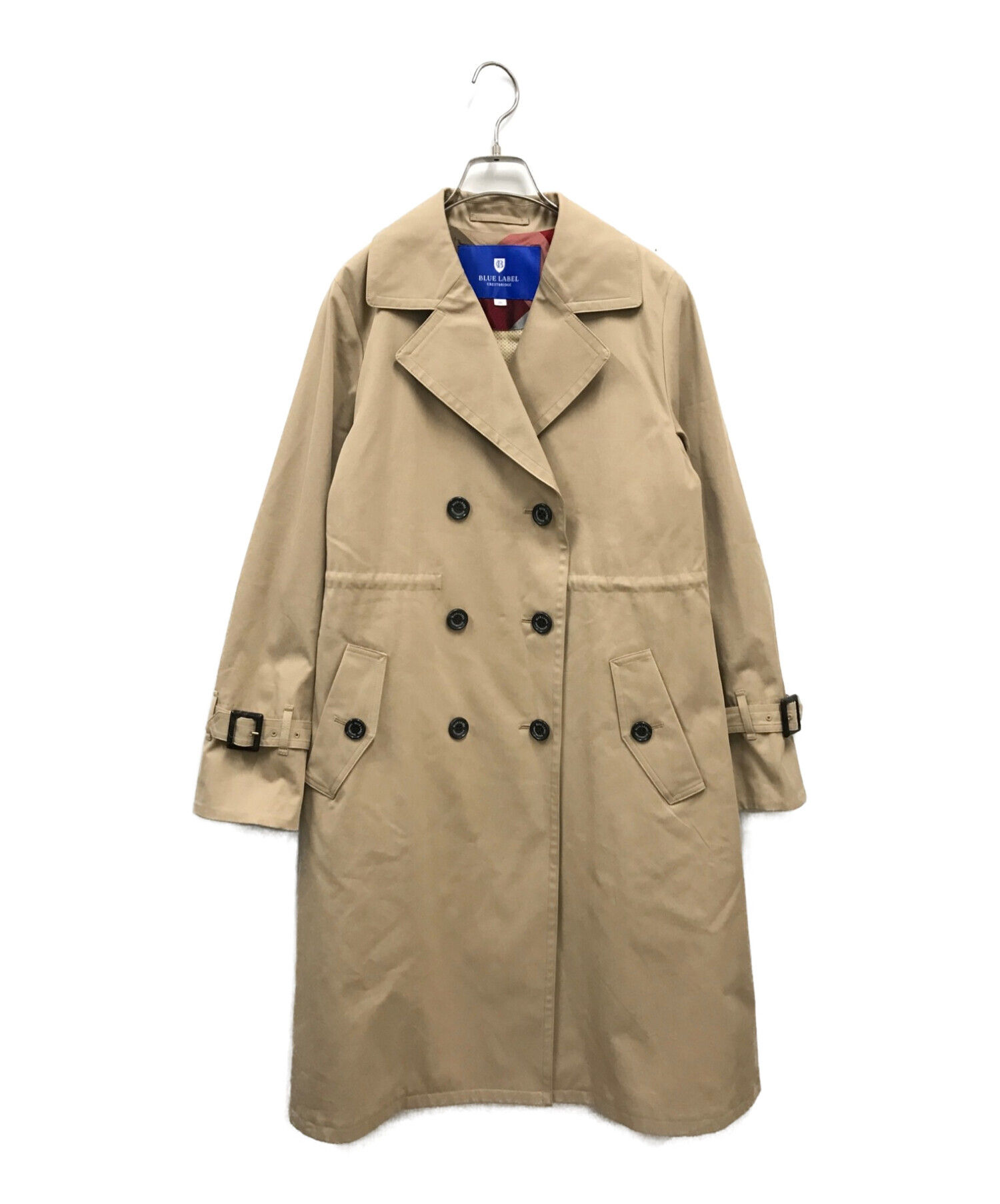 ブルーレーベルクレストブリッジ トレンチコート ノバチェック 38