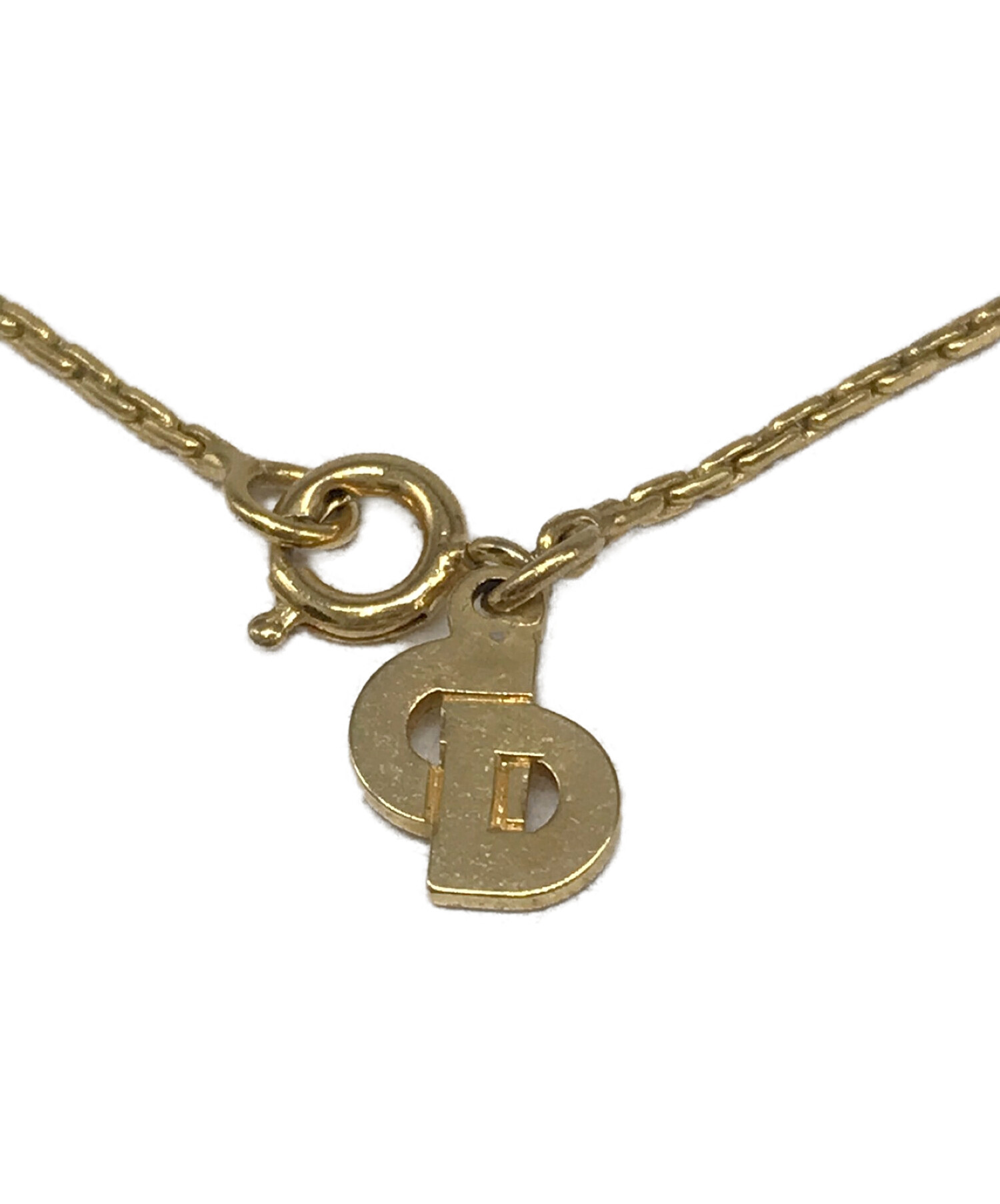 Dior クリスチャンディオール　リボンハート　CDロゴネックレス 楽天市場】クリスチャン・ディオール ネックレス CDロゴ ハート リボン