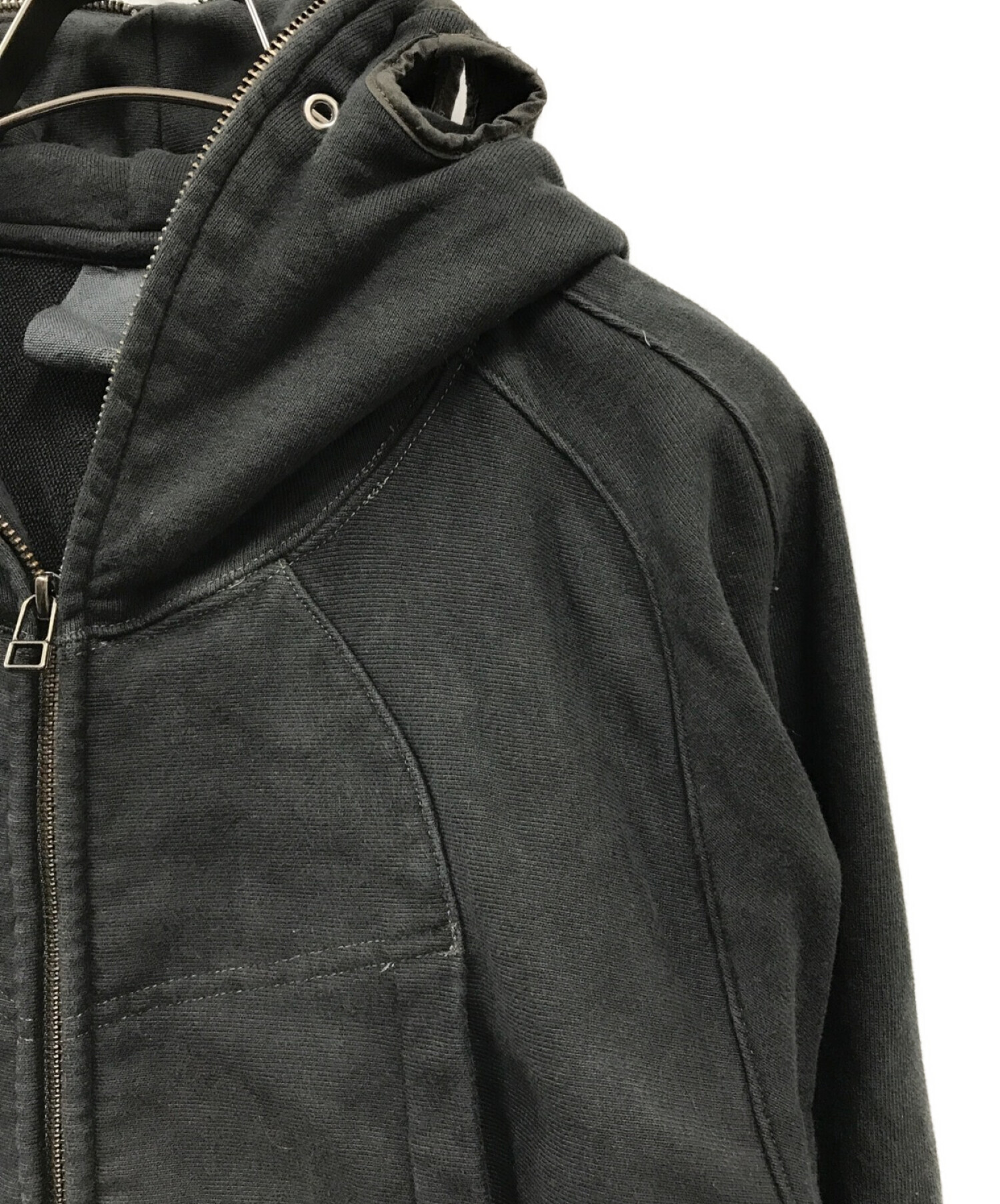 JIAN YE 22AW HOODIE （ジェンイェ）チャコール JIAN YE【ジェンイェ