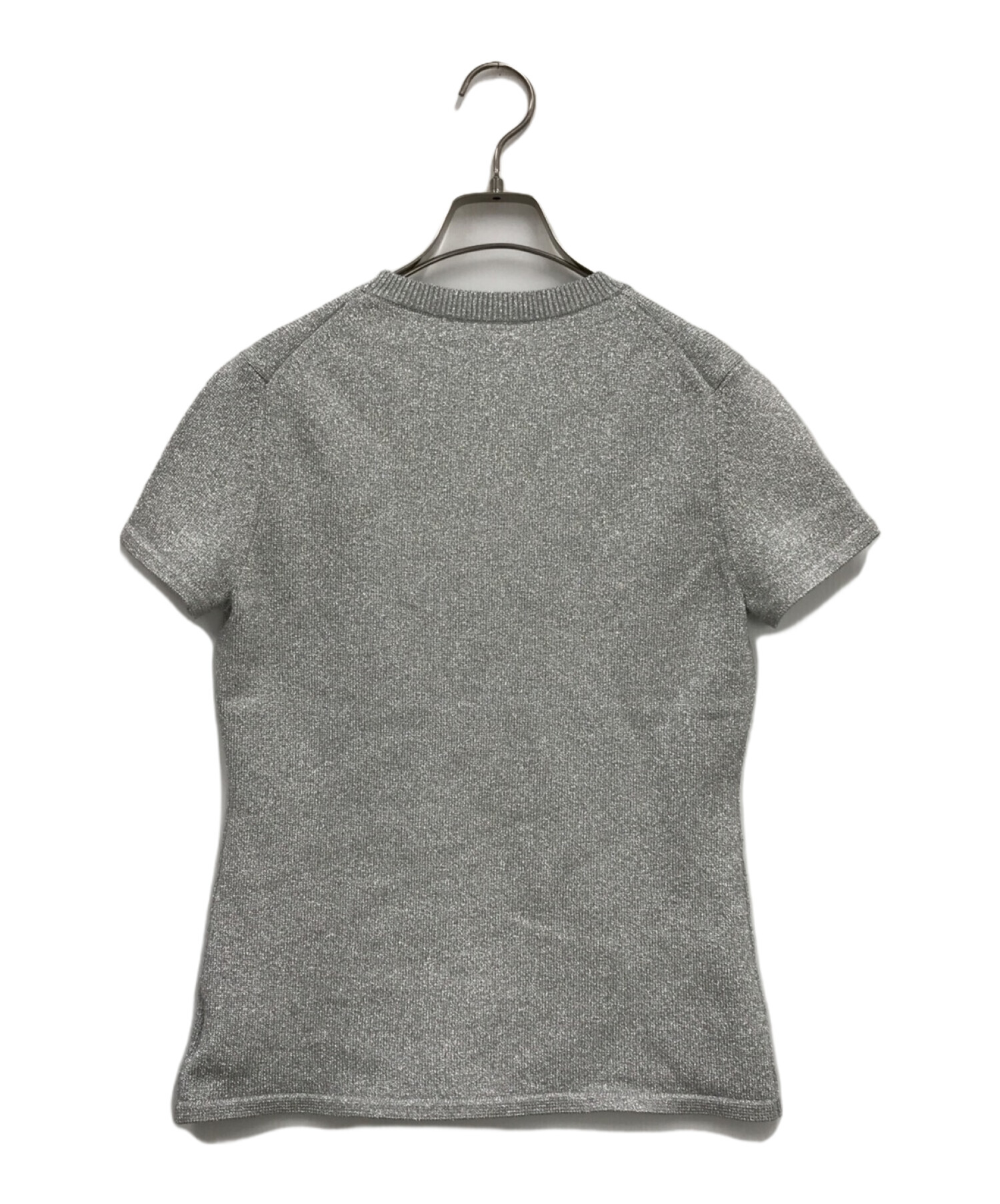 中古・古着通販】theory (セオリー) Metallic Cupro Slim Crew/24SS 