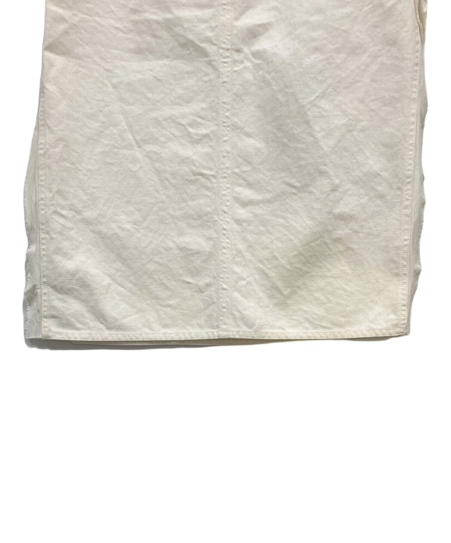 中古・古着通販】GUCCI (グッチ) スリットスカート ホワイト サイズ:38  