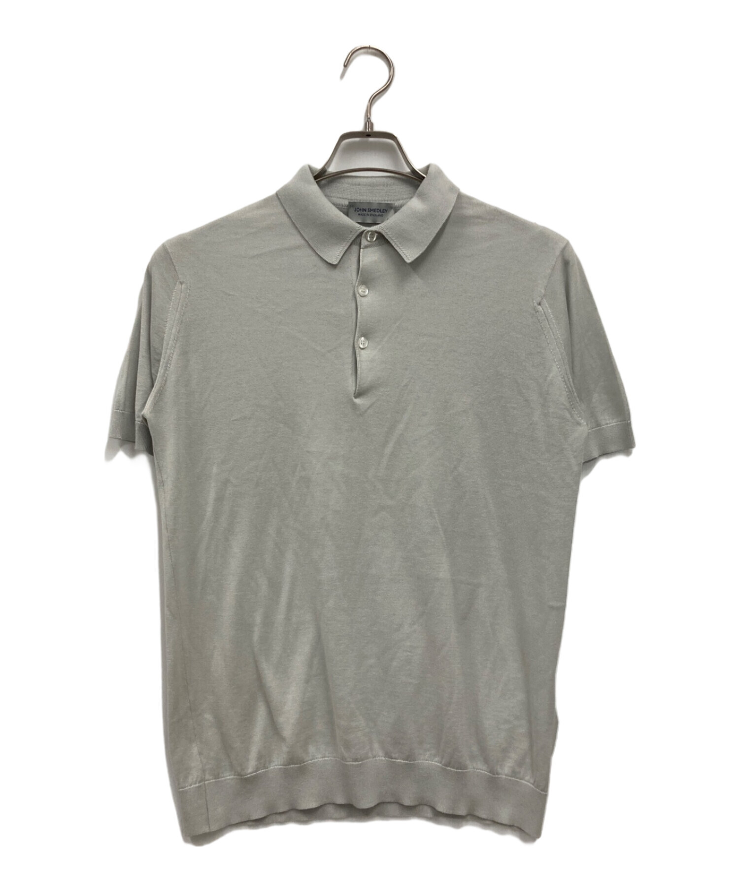 中古・古着通販】JOHN SMEDLEY (ジョンスメドレー) ポロシャツ グレー 