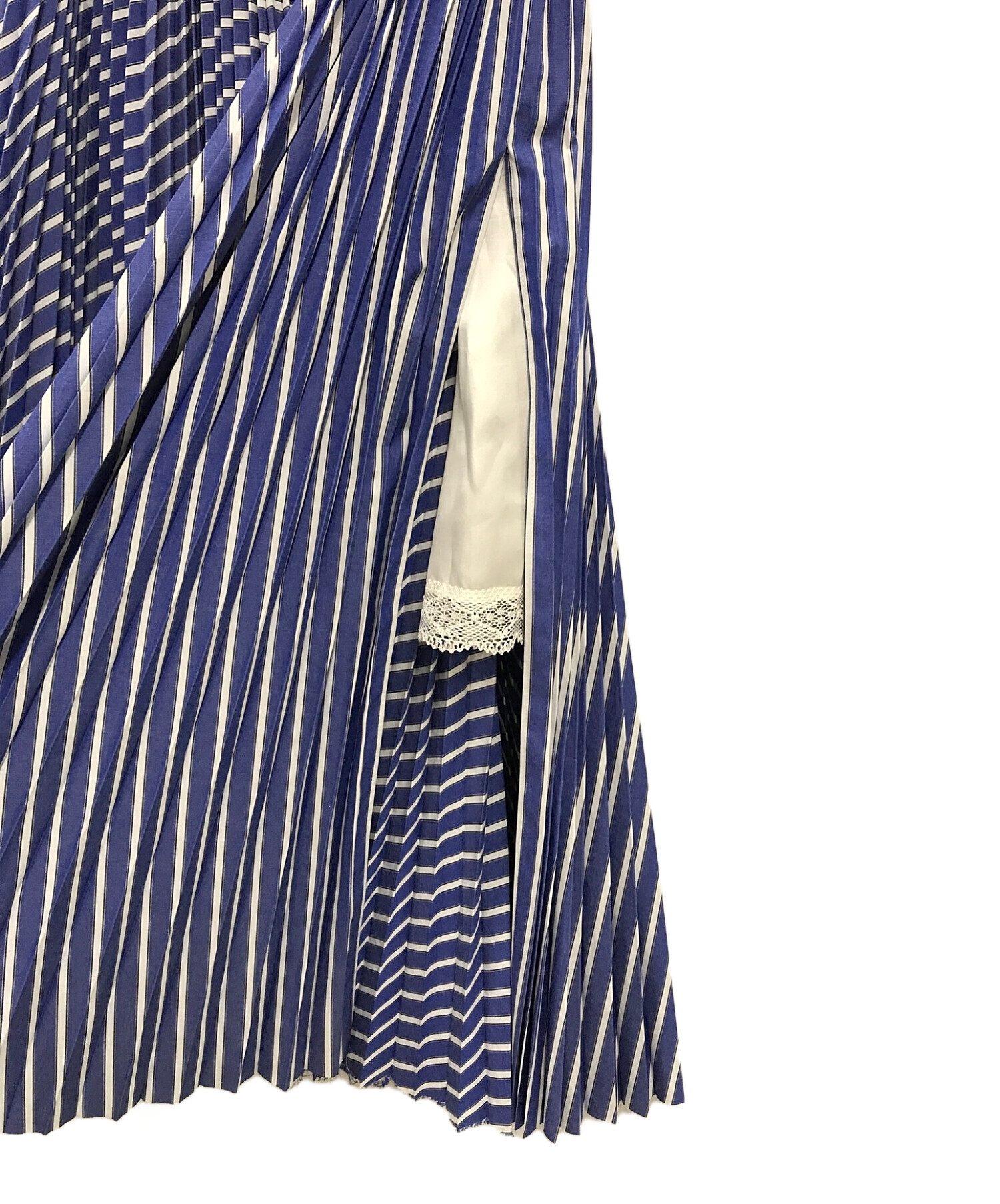 中古・古着通販】sacai (サカイ) サイドスリットプリーツスカート  