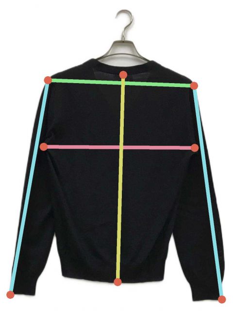 PRADA】 バージンウール100% Vネックカーディガン