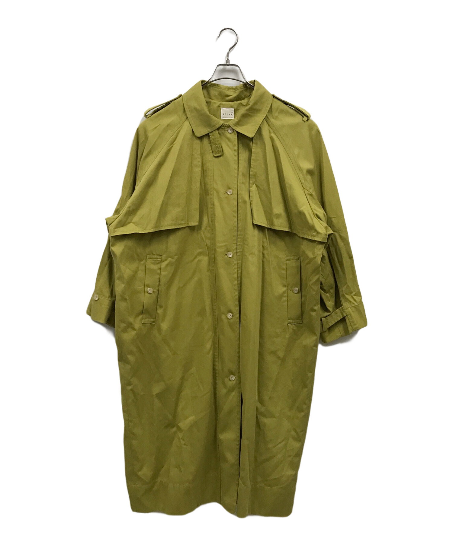 中古・古着通販】pinue (ピヌエ) コクーントレンチコート/22S1-PCT001 