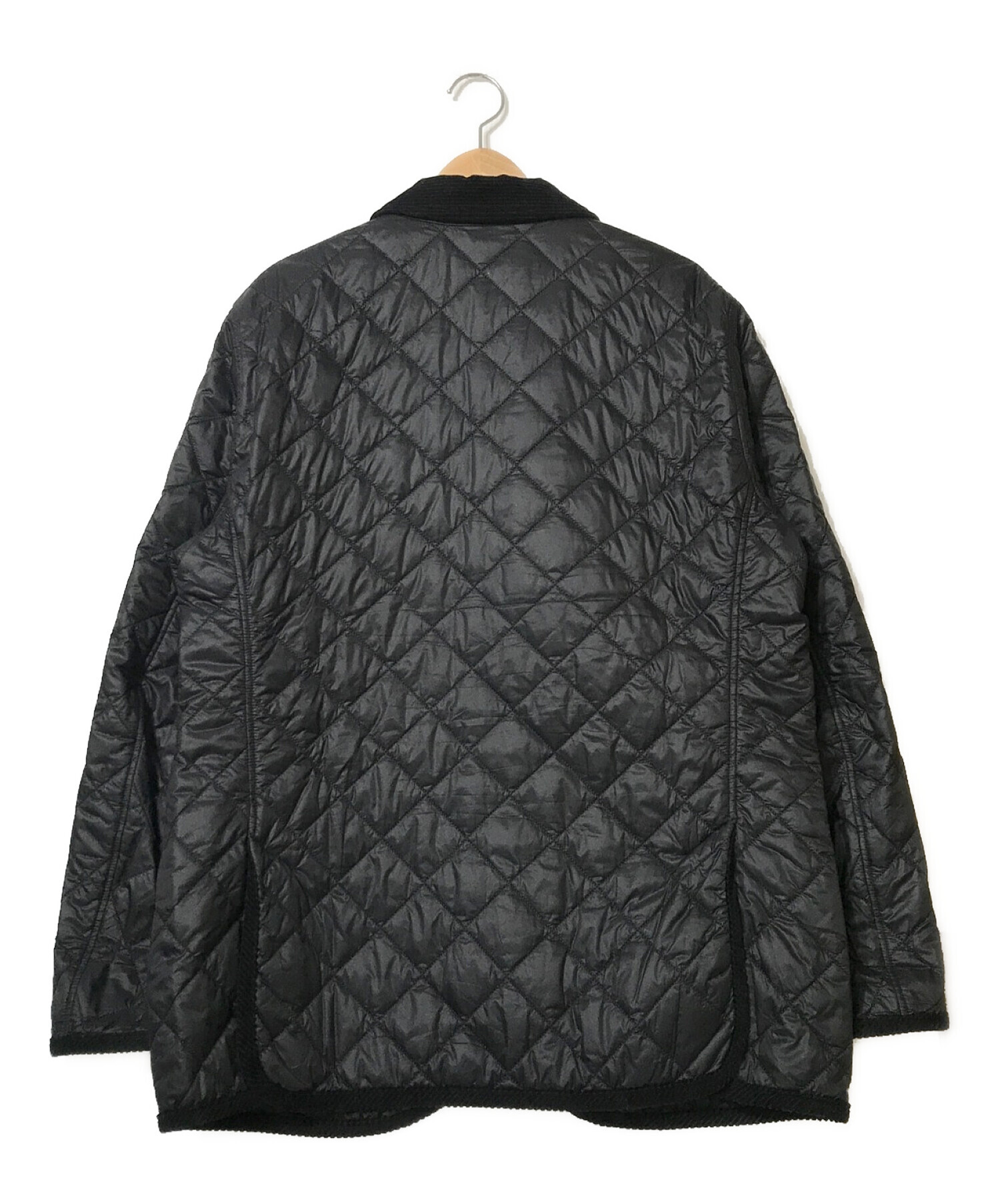 Barbour × Engineered Garments (バブアー × エンジニアードガーメンツ) キルティングジャケット ブラック サイズ:L