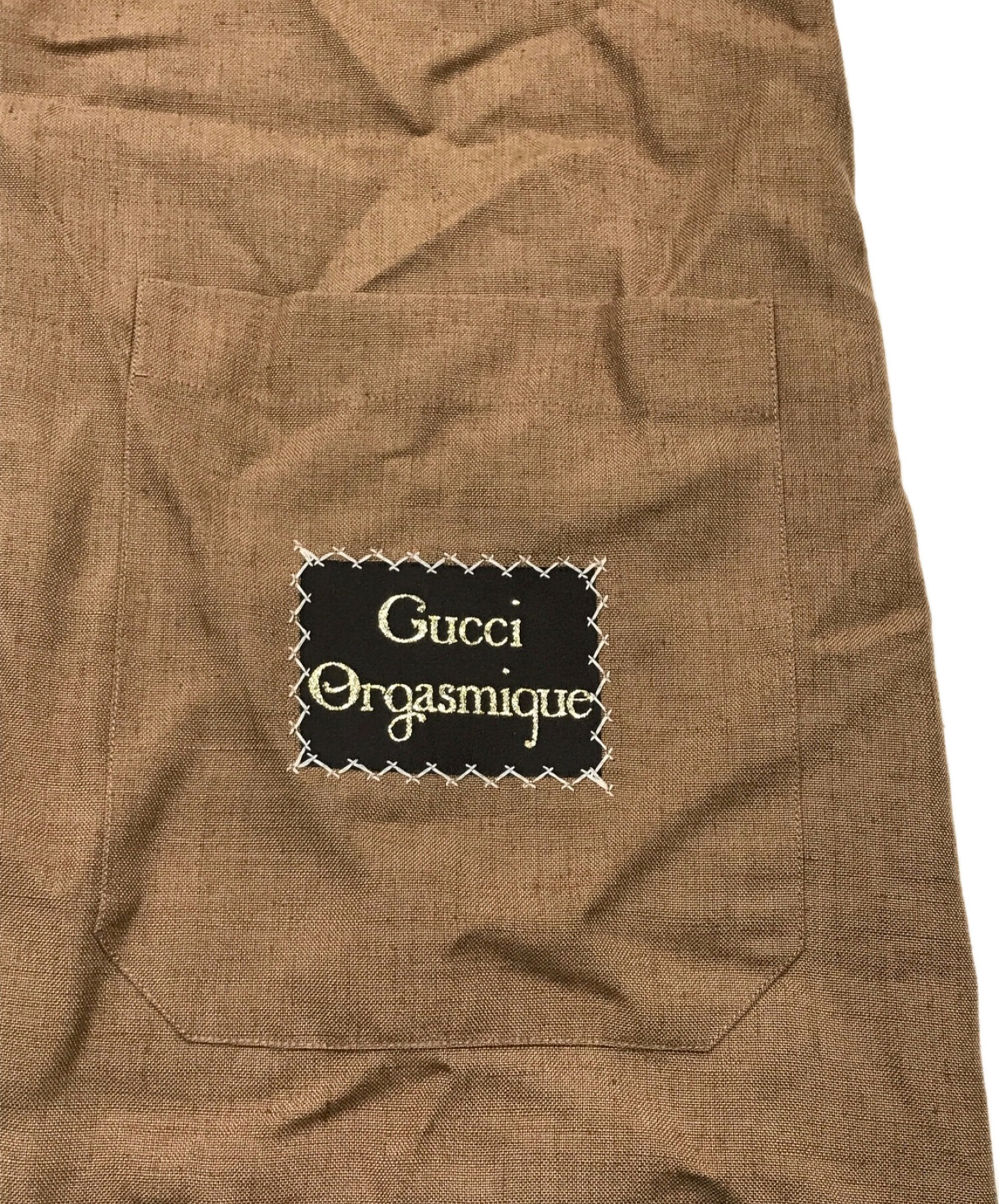 GUCCI グッチ Orgasmique ボーリングシャツ ミケーレ期 リネン｜メンズ