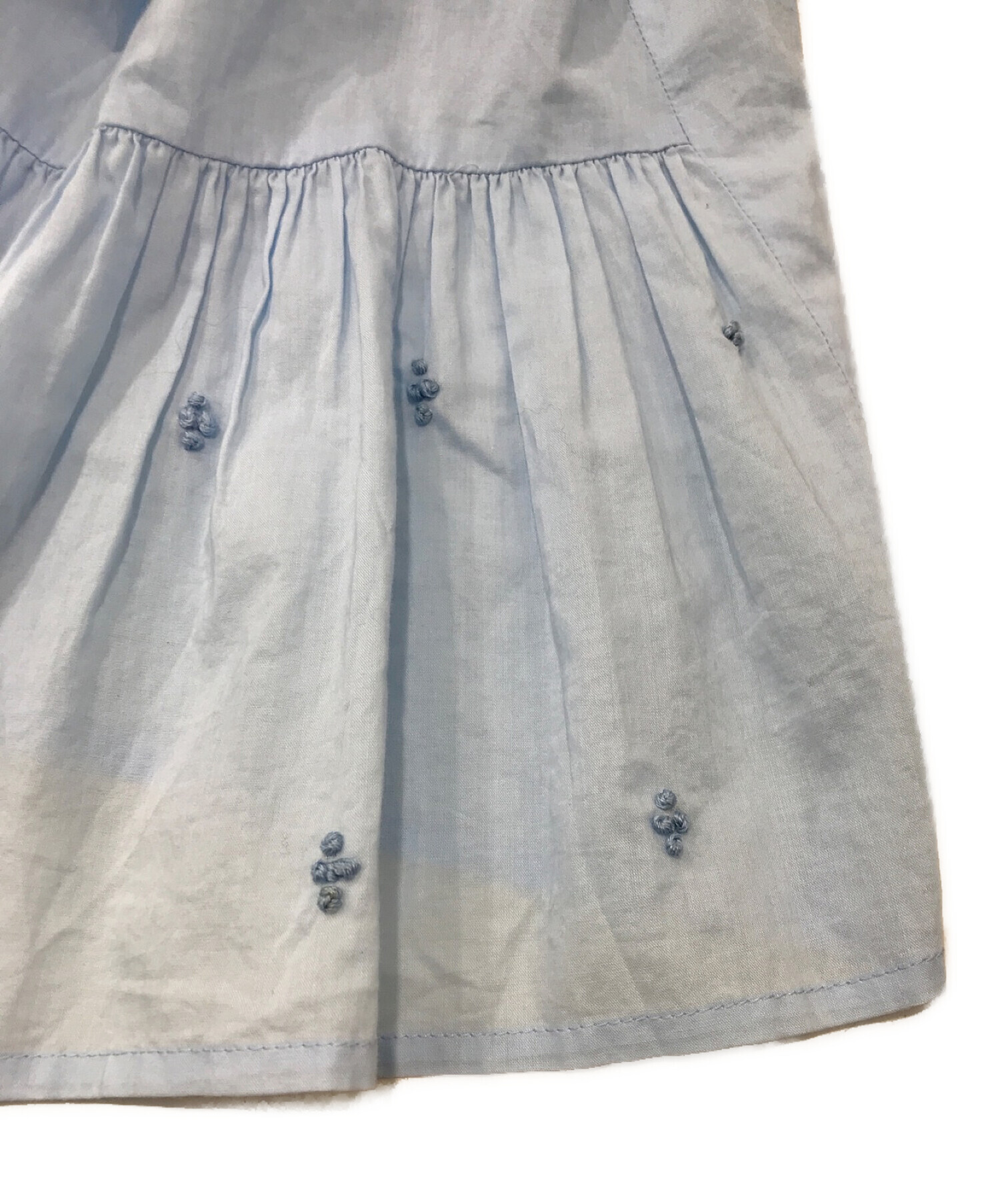 merlette (マーレット) ティアードスカート ブルー サイズ:XS