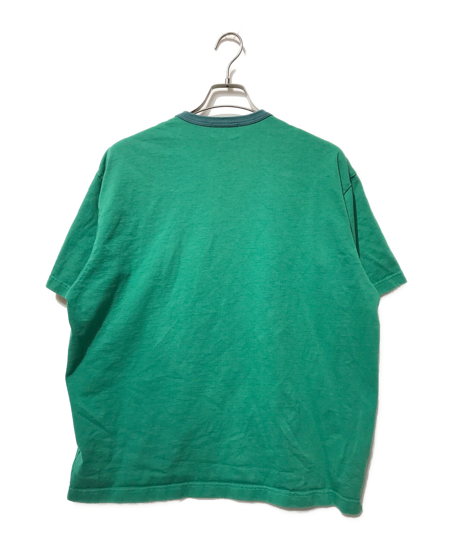 KOLOR (カラー) 落書き風プリントTシャツ グリーン サイズ:1