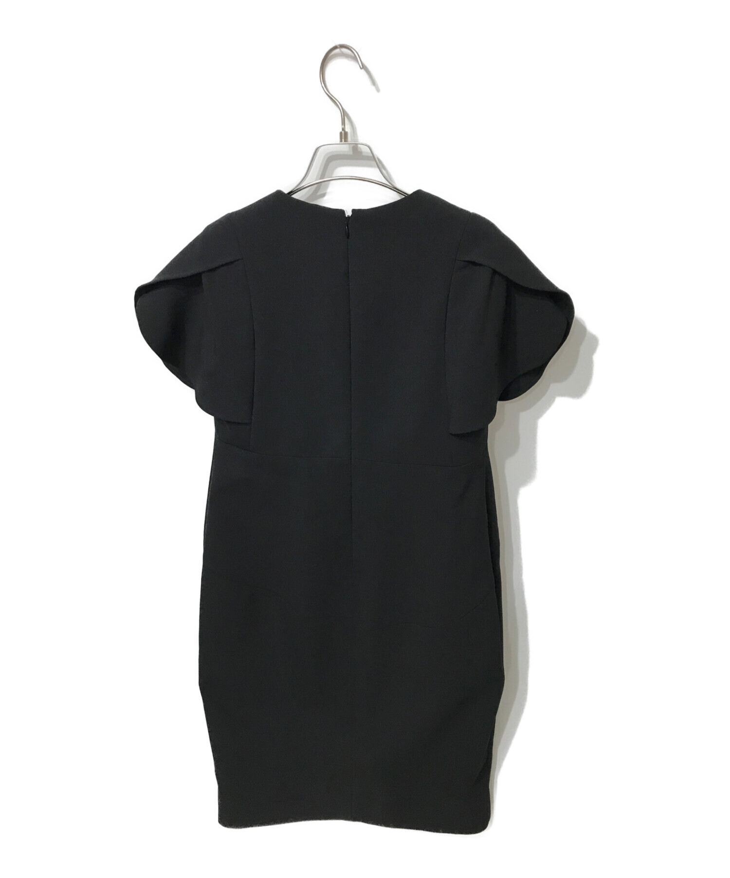 美品　ヨーコチャン　スリットライン　ドレス　38 黒