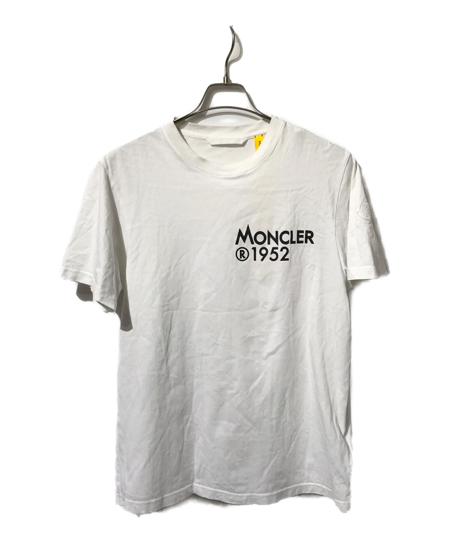 MONCLER GENIUS (モンクレール ジーニアス) ロゴTシャツ ホワイト サイズ:S