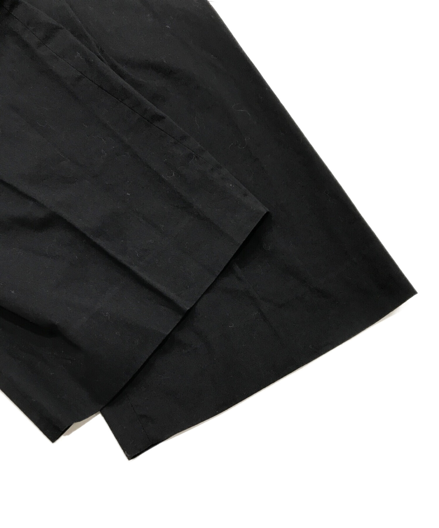 Maison Margiela (メゾンマルジェラ) アシンメトリーワイドパンツ ブラック サイズ:38