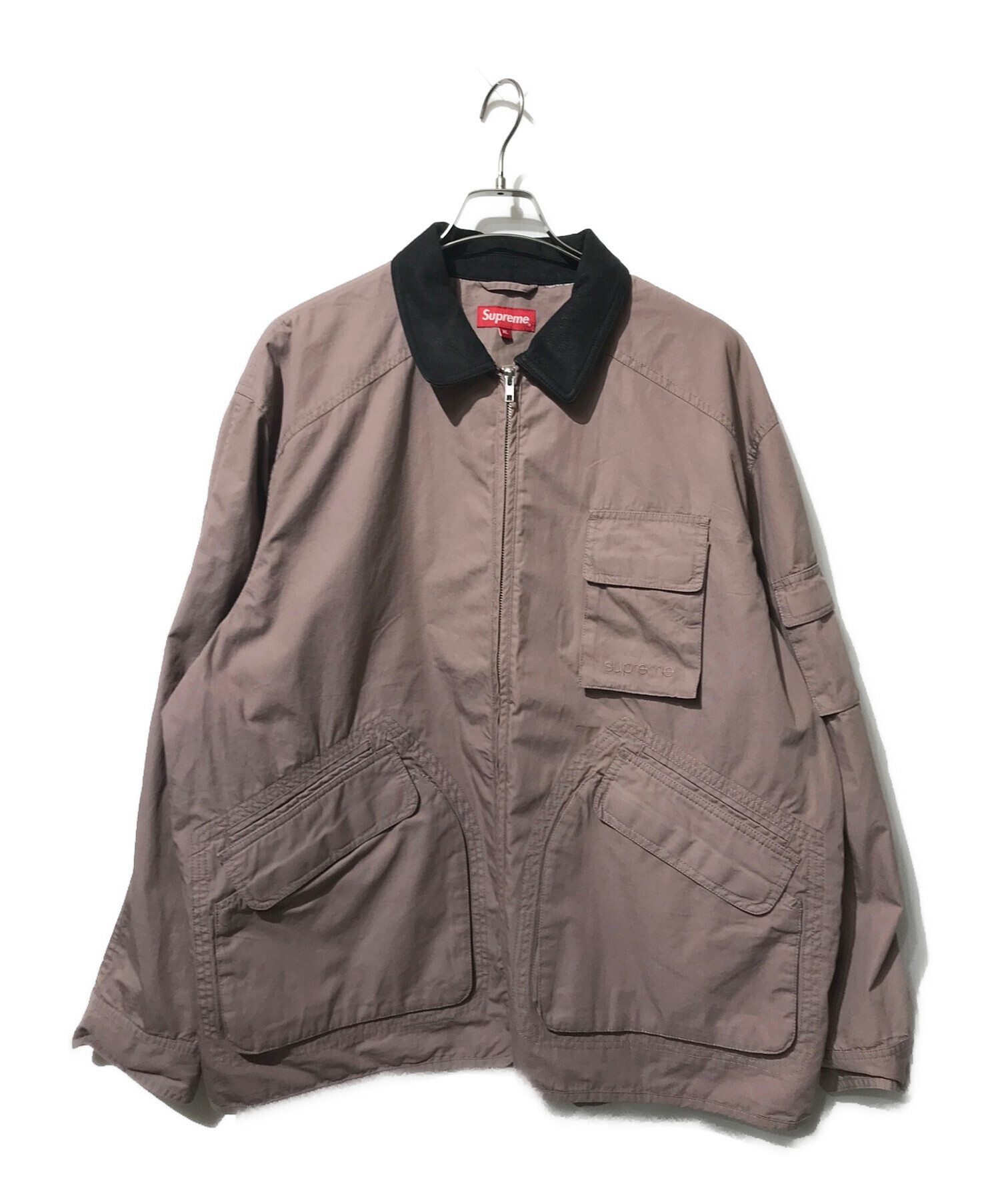 SUPREME (シュプリーム) Cotton Utility Jacket/コットンユーティリティジャケット ピンク サイズ:XL