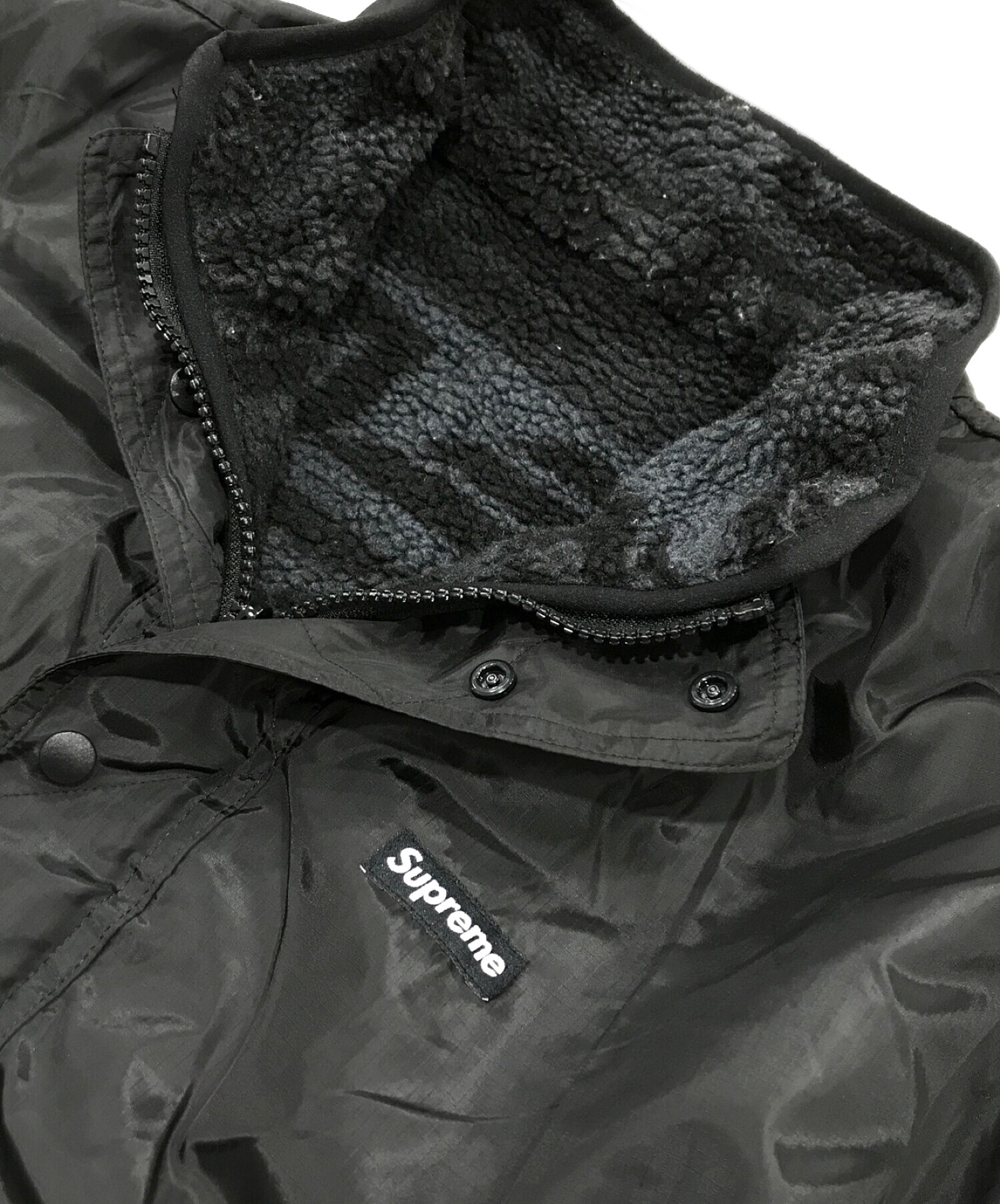 ナイロンジャケットSupreme Geo Reversible Fleece Jacket L