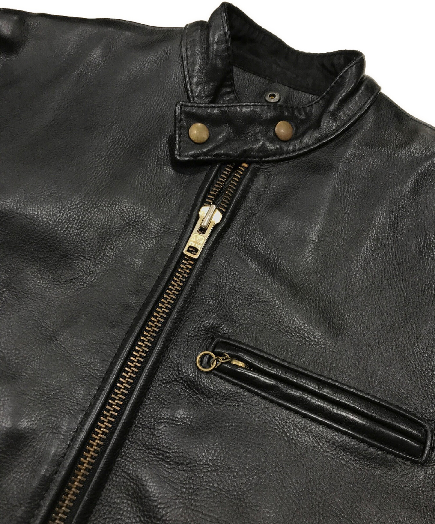 中古・古着通販】VANSON (バンソン) シングルライダースジャケット