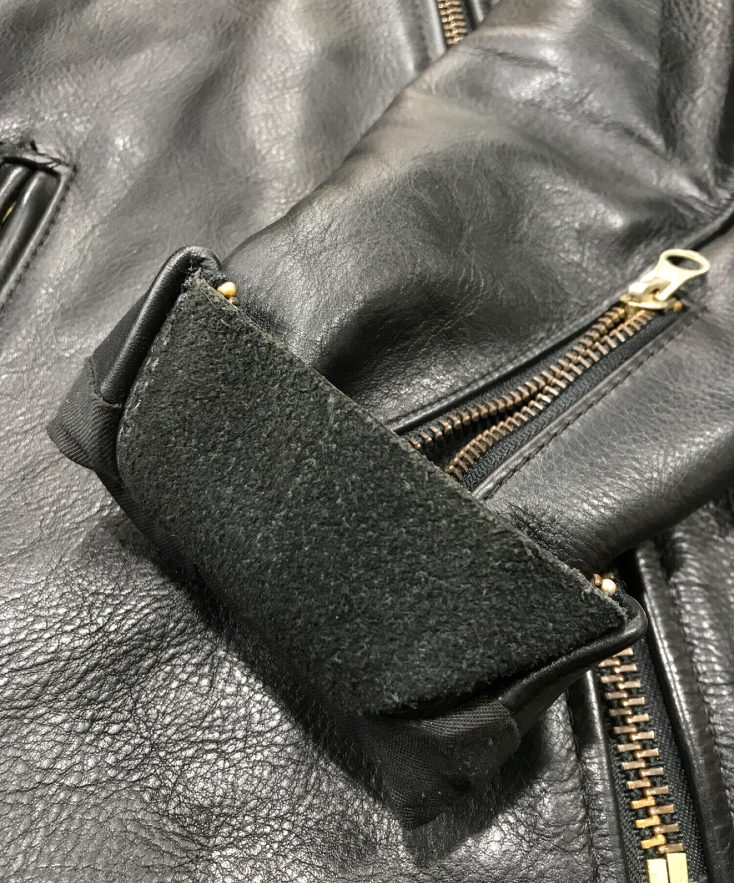 中古・古着通販】VANSON (バンソン) シングルライダースジャケット