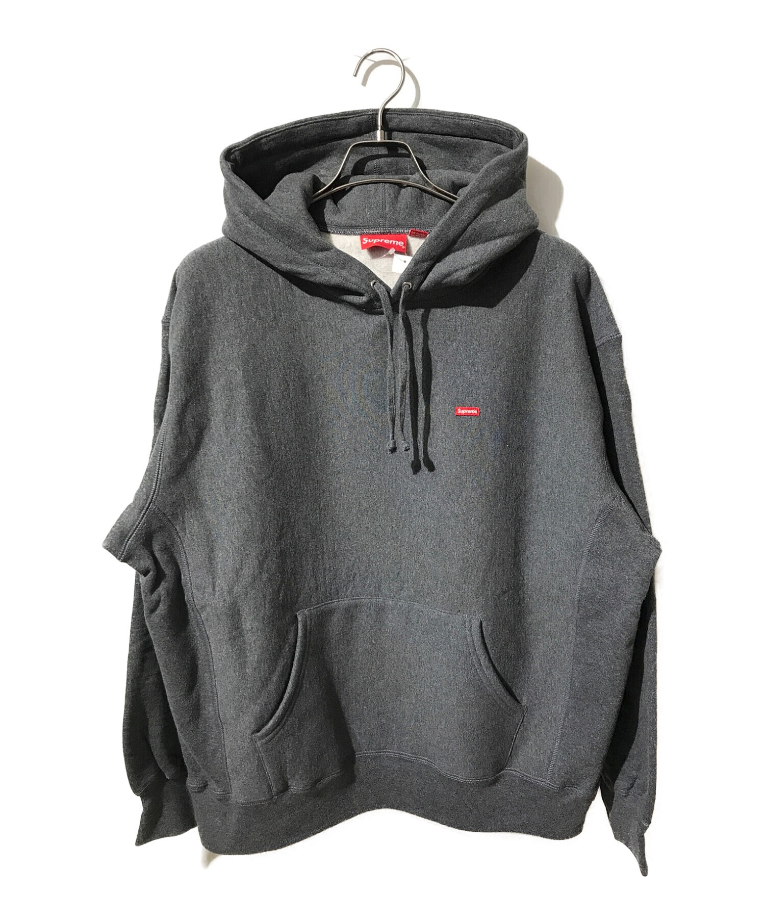 Supreme (シュプリーム) Small Box Hooded Sweatshirt グレー サイズ:L