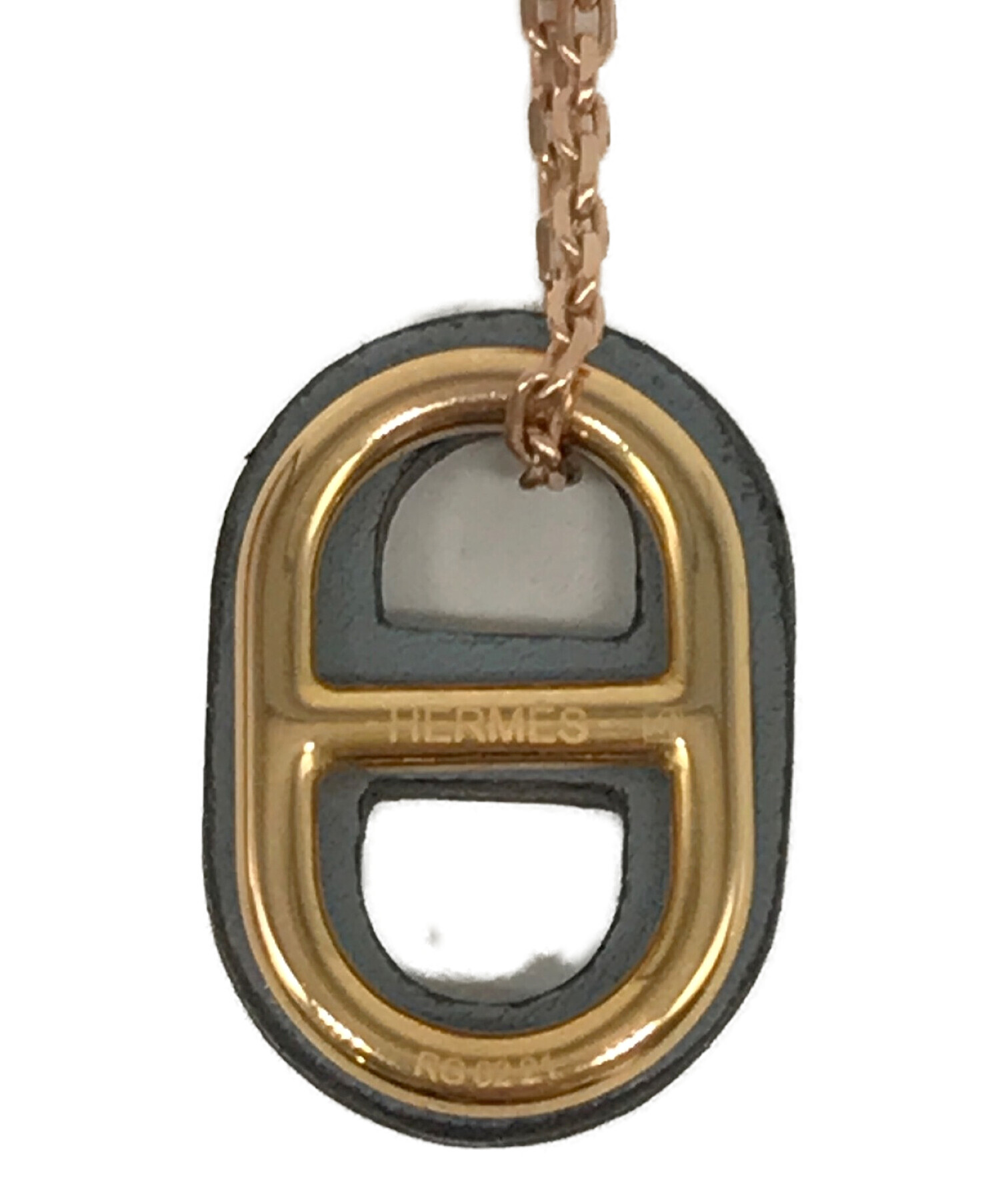 売り切り価格1度使用！HERMES ゴールド ネックレス　オーマイヨン エルメスオーマイヨンネックレスゴールド