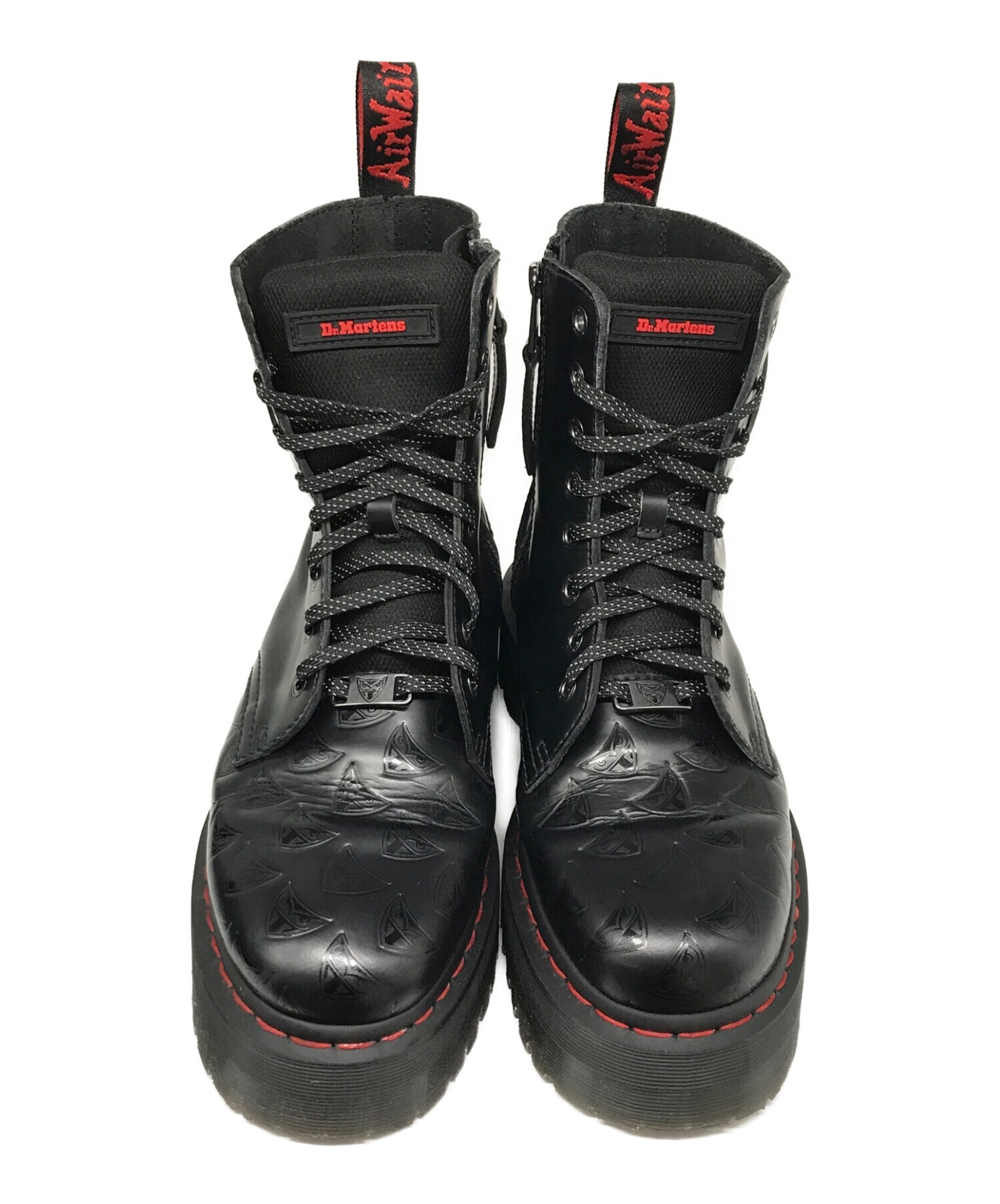 Dr.Martens JADON UK6 黒 男女可 厚底 8ホール 送料 無料 通販 【箱