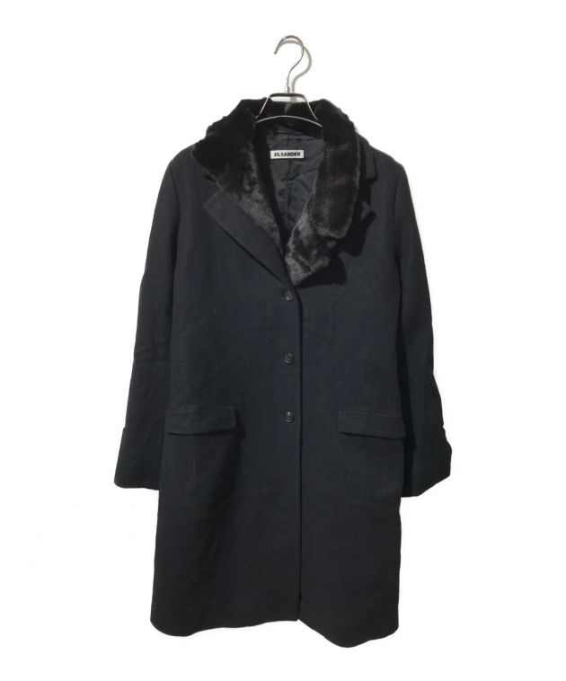 中古・古着通販】JIL SANDER (ジルサンダー) イタチファー付アンゴラ 