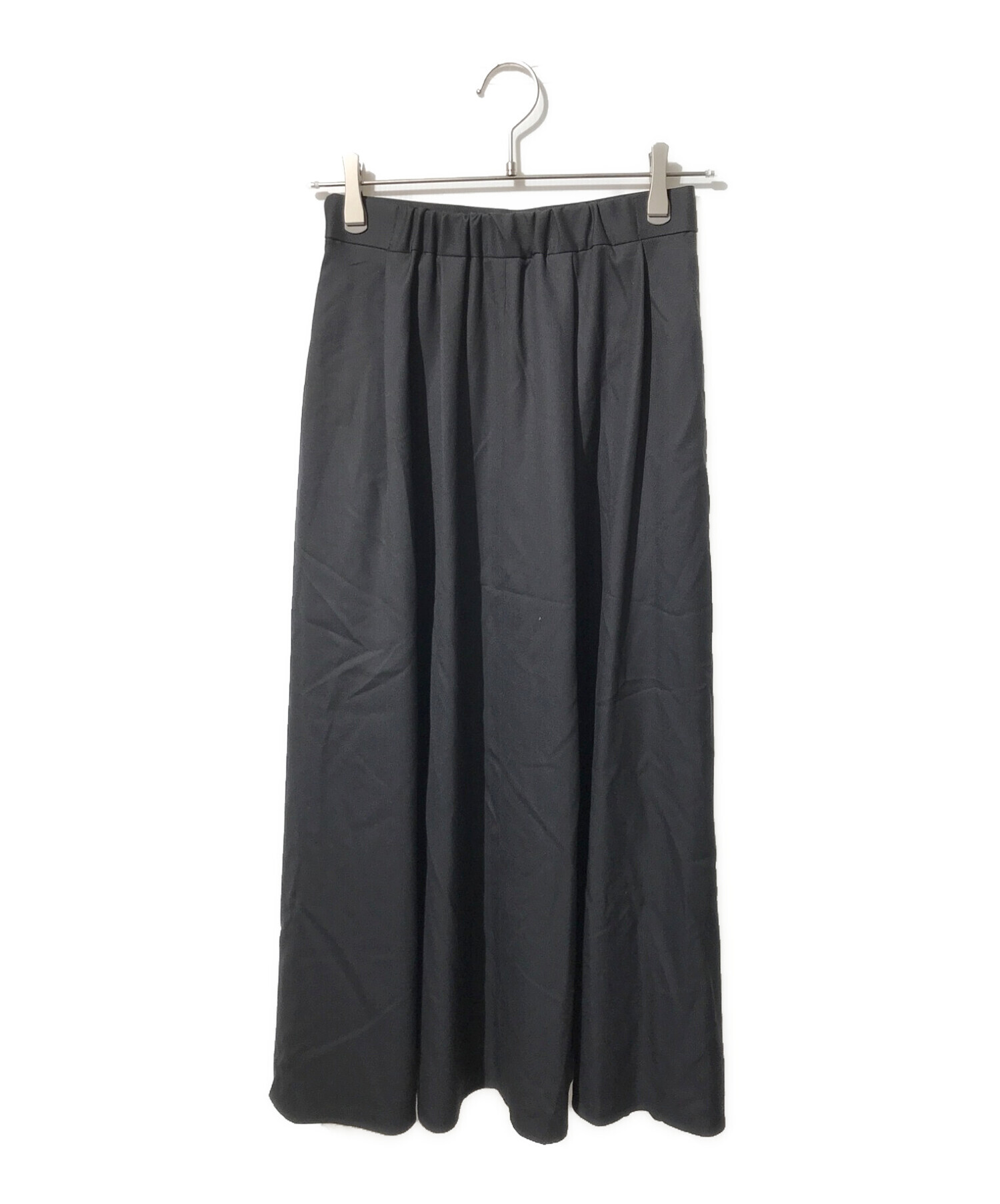 中古・古着通販】cornier (コルニエ) WORSTED WOOL SKIRTS ブラック 