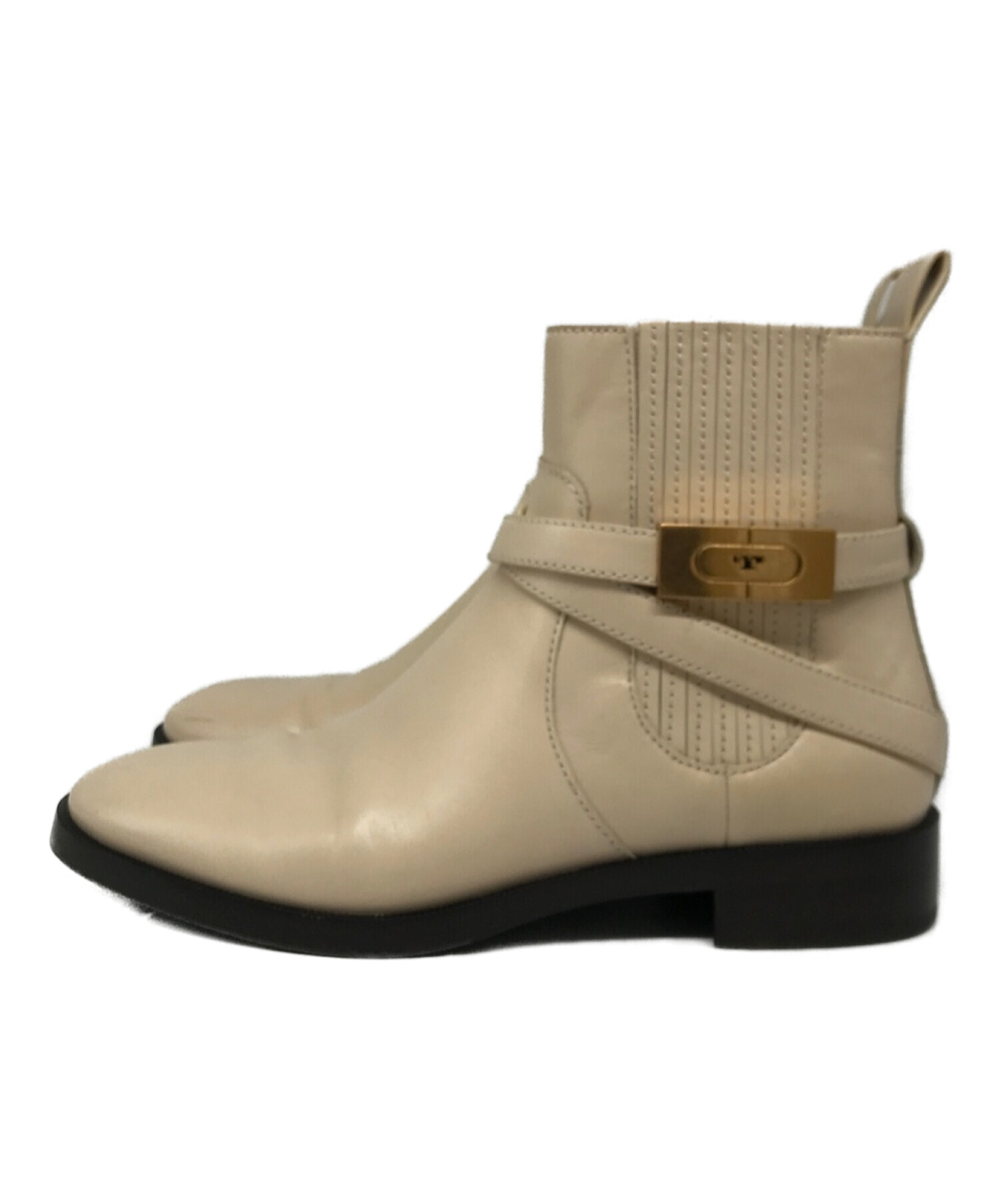 中古・古着通販】TORY BURCH (トリーバーチ) レザーアンクルブーツ 