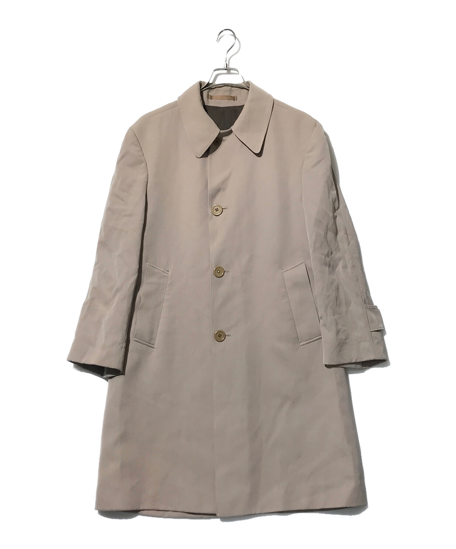 中古・古着通販】Aquascutum (アクアスキュータム) ウールロングコート 