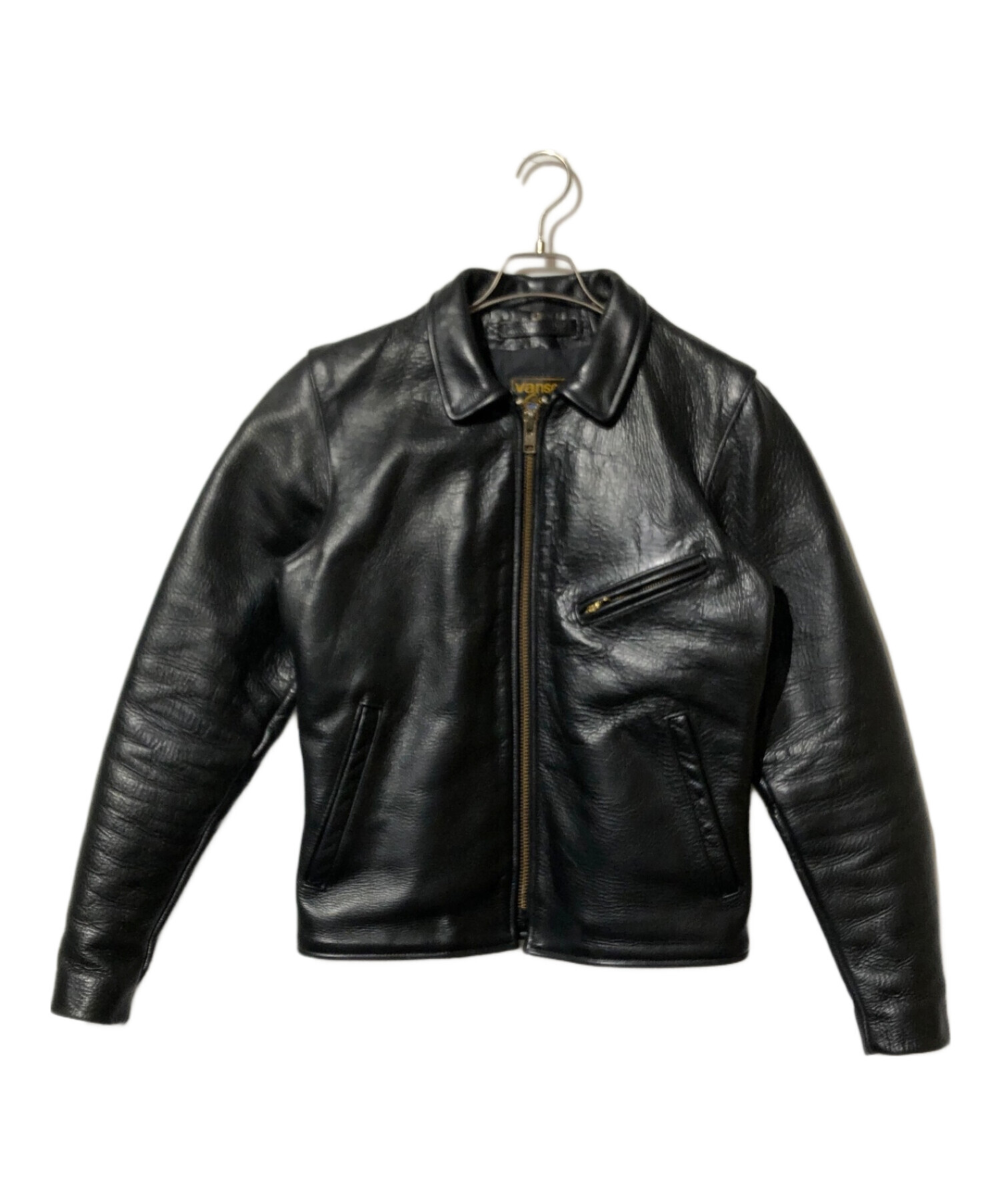 中古・古着通販】VANSON (バンソン) シングルライダースジャケット