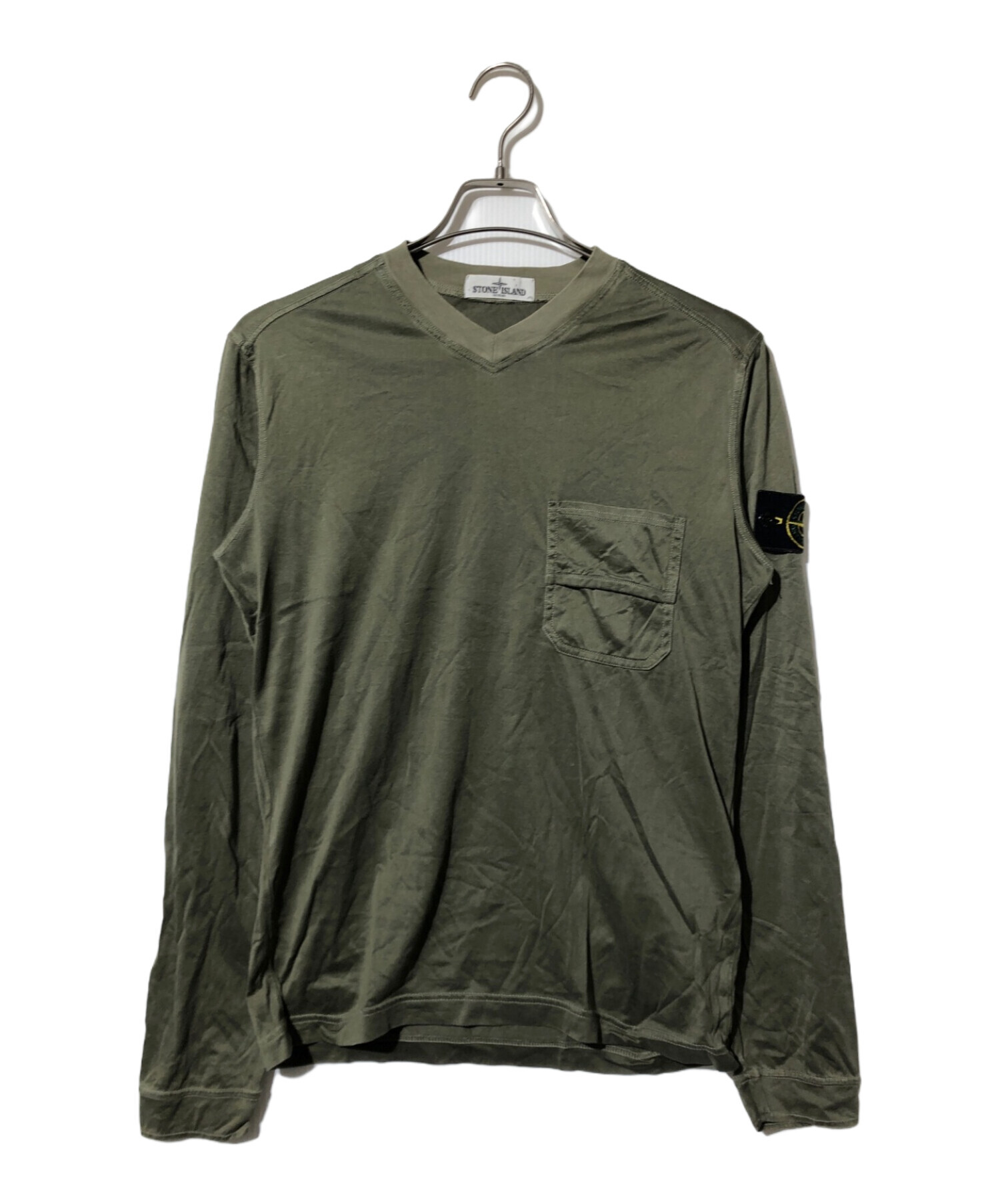 Stone Island ロゴ パッチ ロングスリーブ ジャンパー｜ファッション