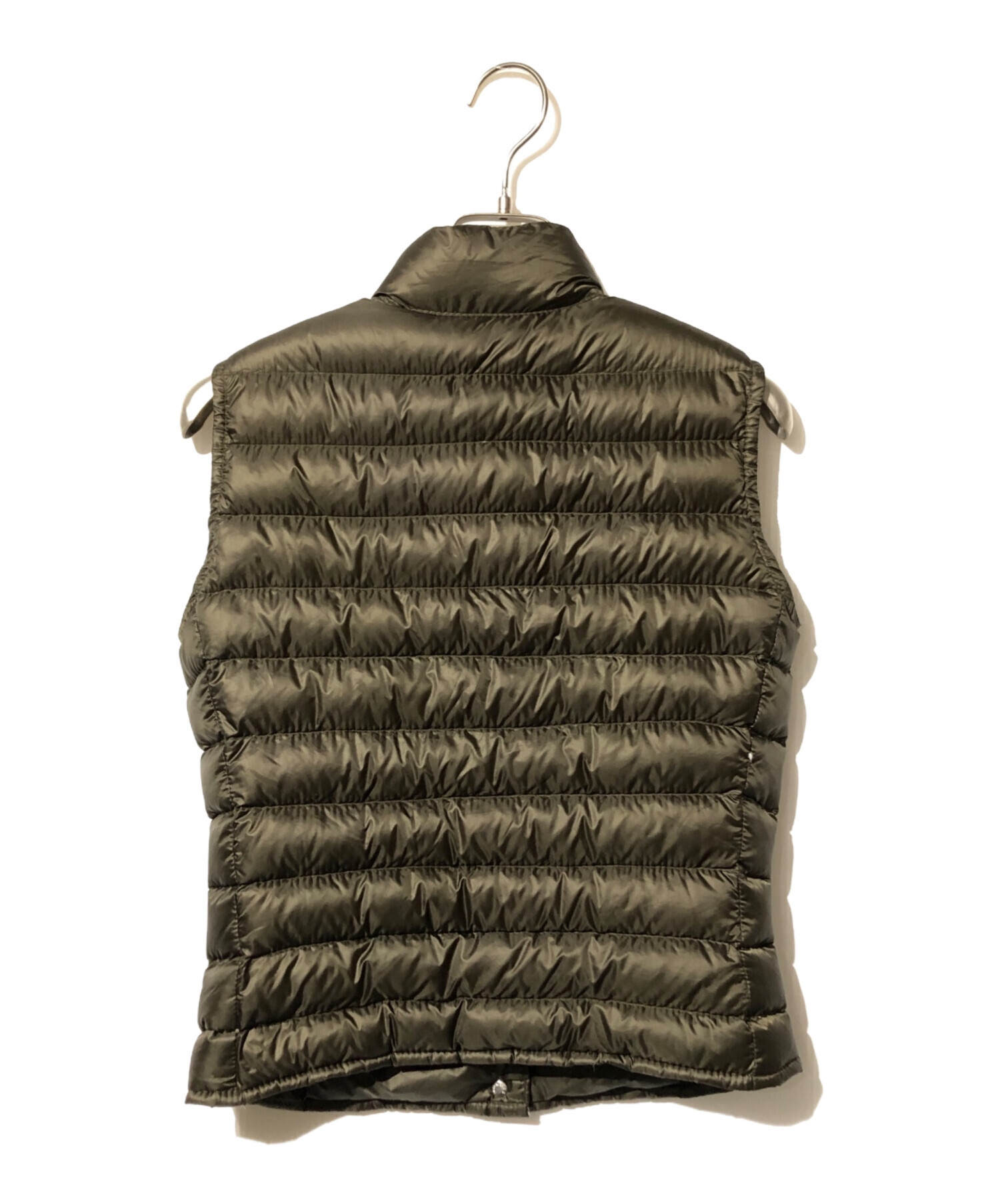 中古・古着通販】MONCLER (モンクレール) ダウンベスト カーキ サイズ 