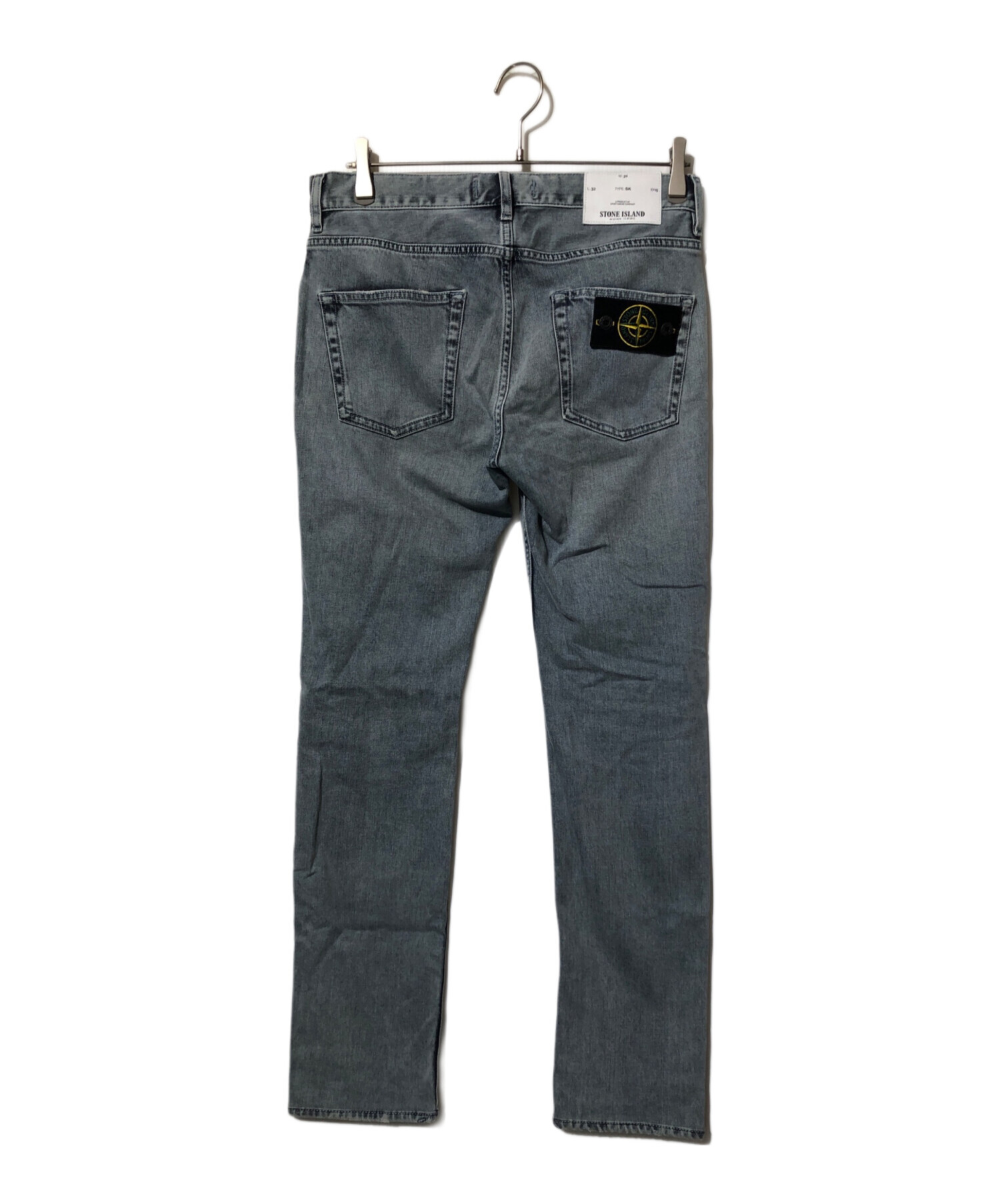 stone island グレーデニム ビンテージ ファッション