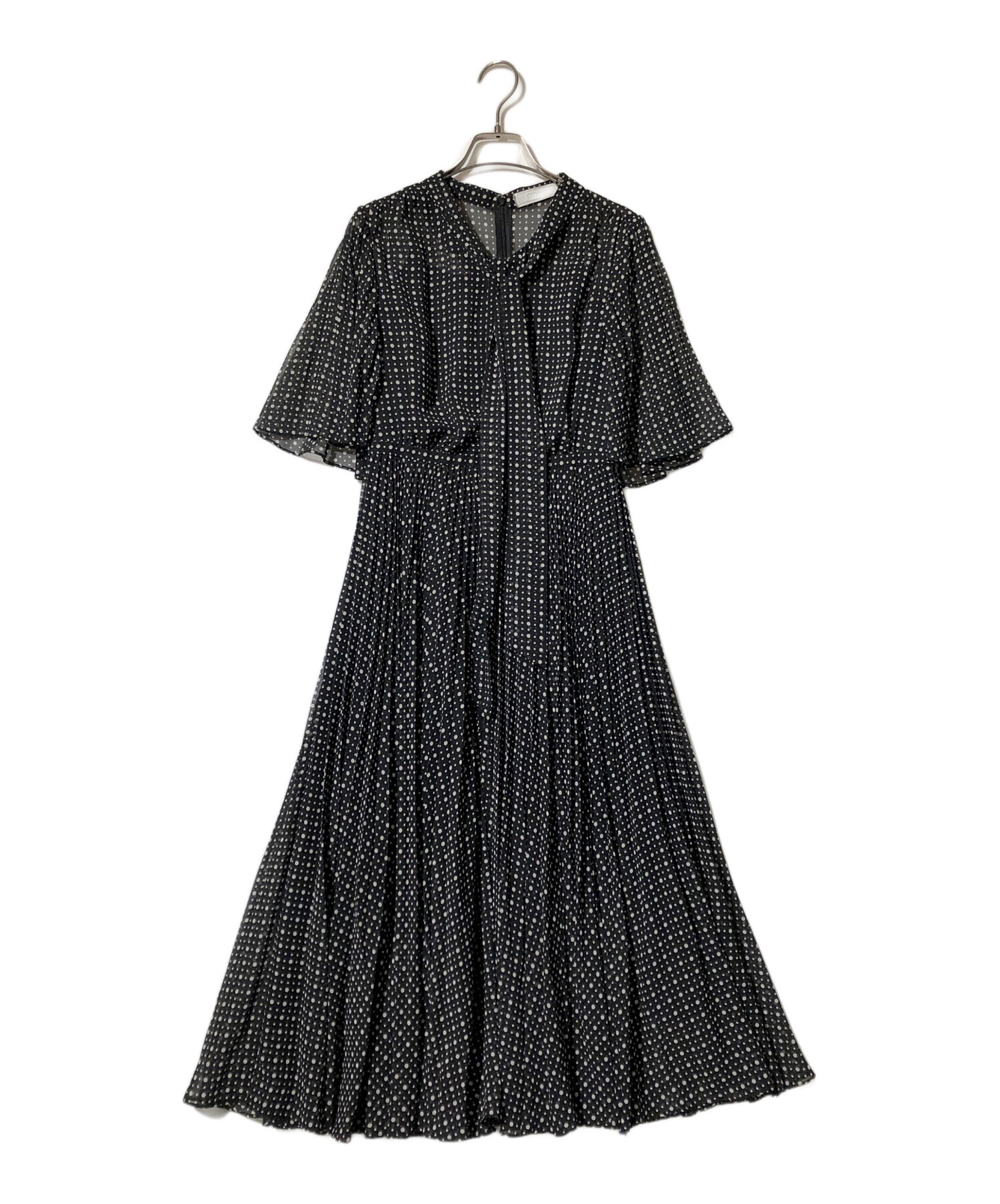 中古・古着通販】CELFORD (セルフォード) ドットワンピース ブラック  