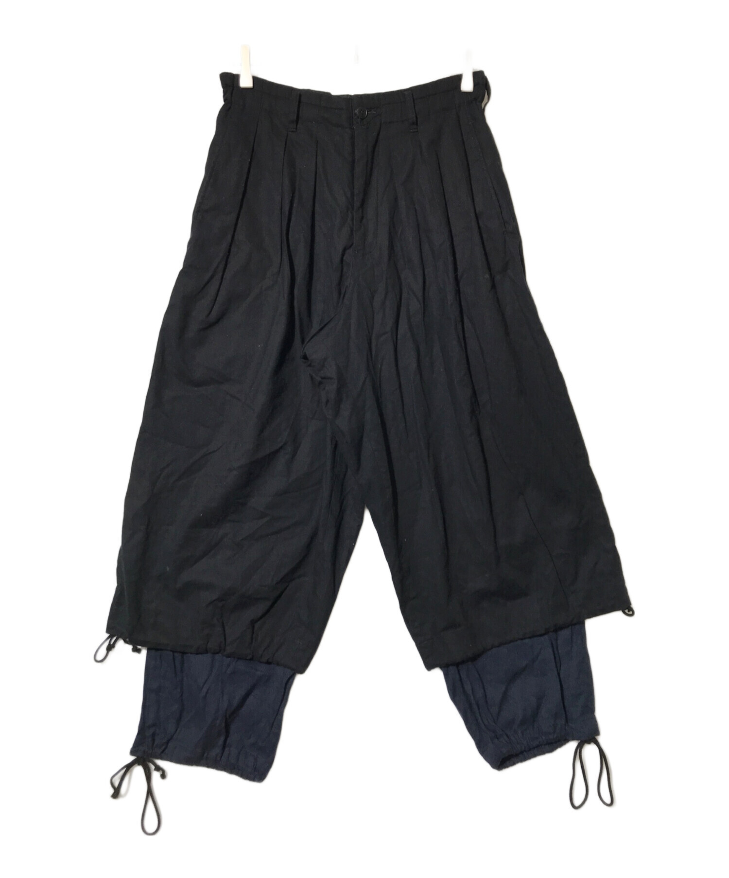 17SS B YOHJI YAMAMOTO ヨウジヤマモト サルエルパンツ 17SS B YOHJI YAMAMOTO ヨウジヤマモト サルエルパンツ B yohjiyamamo