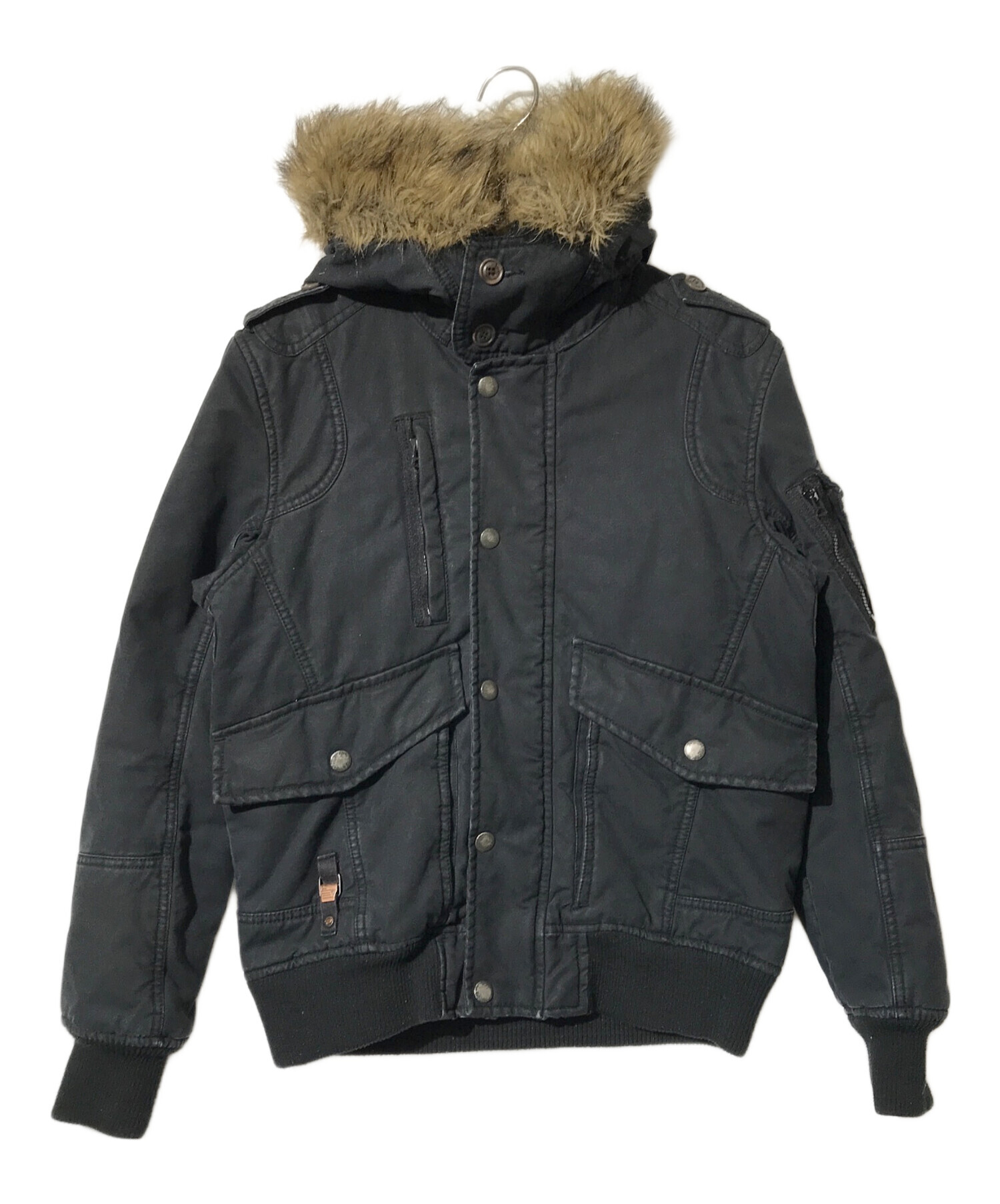中古・古着通販】DIESEL (ディーゼル) フライトジャケット ブラック 