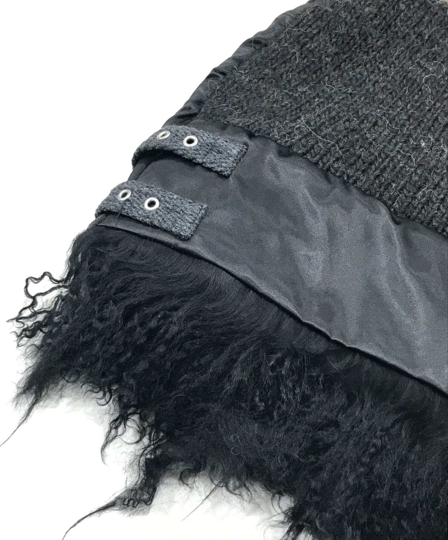 sacai / Tibet Lamb Collar Knit Vest