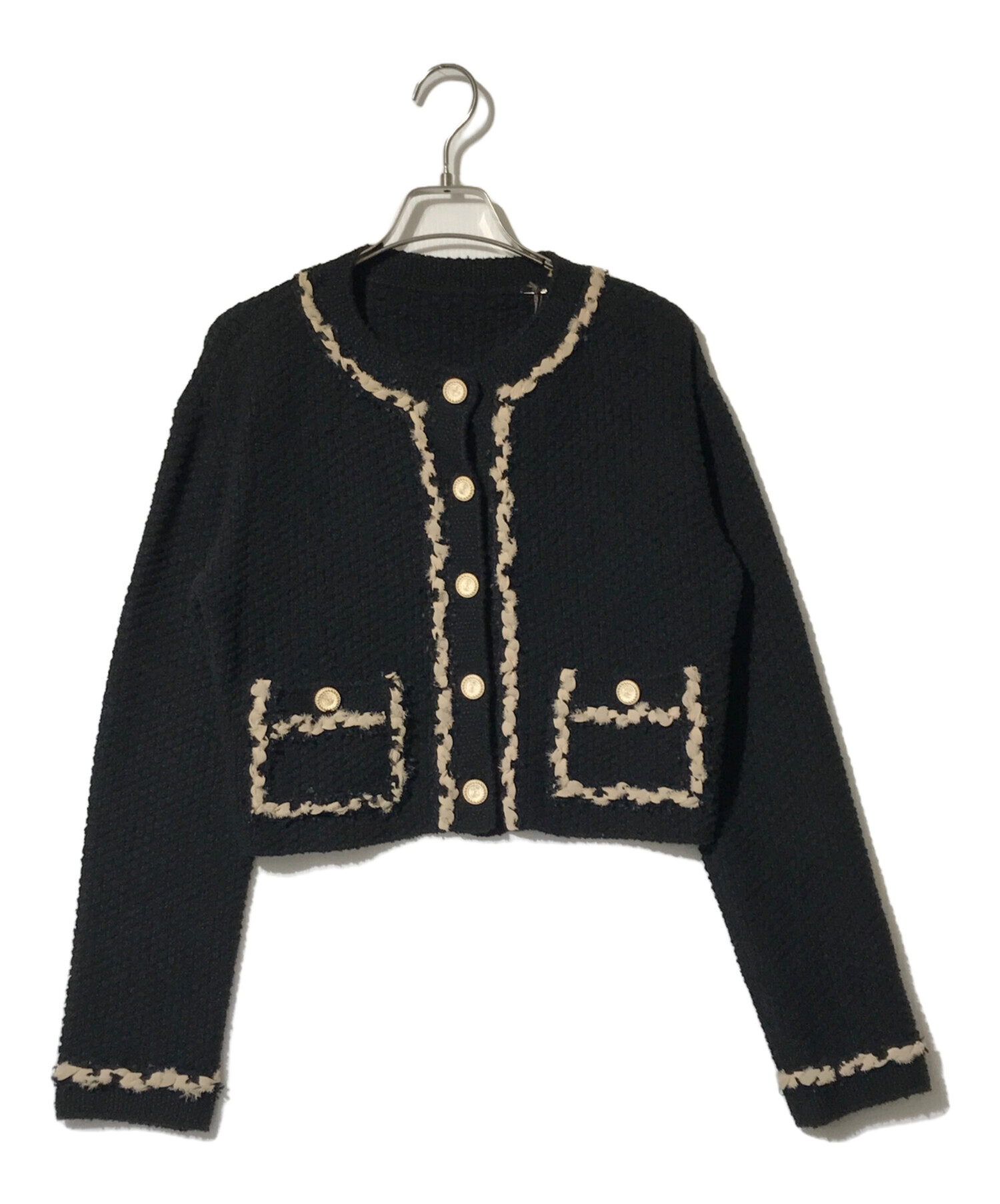 美品 FOXEY フォクシー Knit Jacket Little Jewel ニット ジャケット  