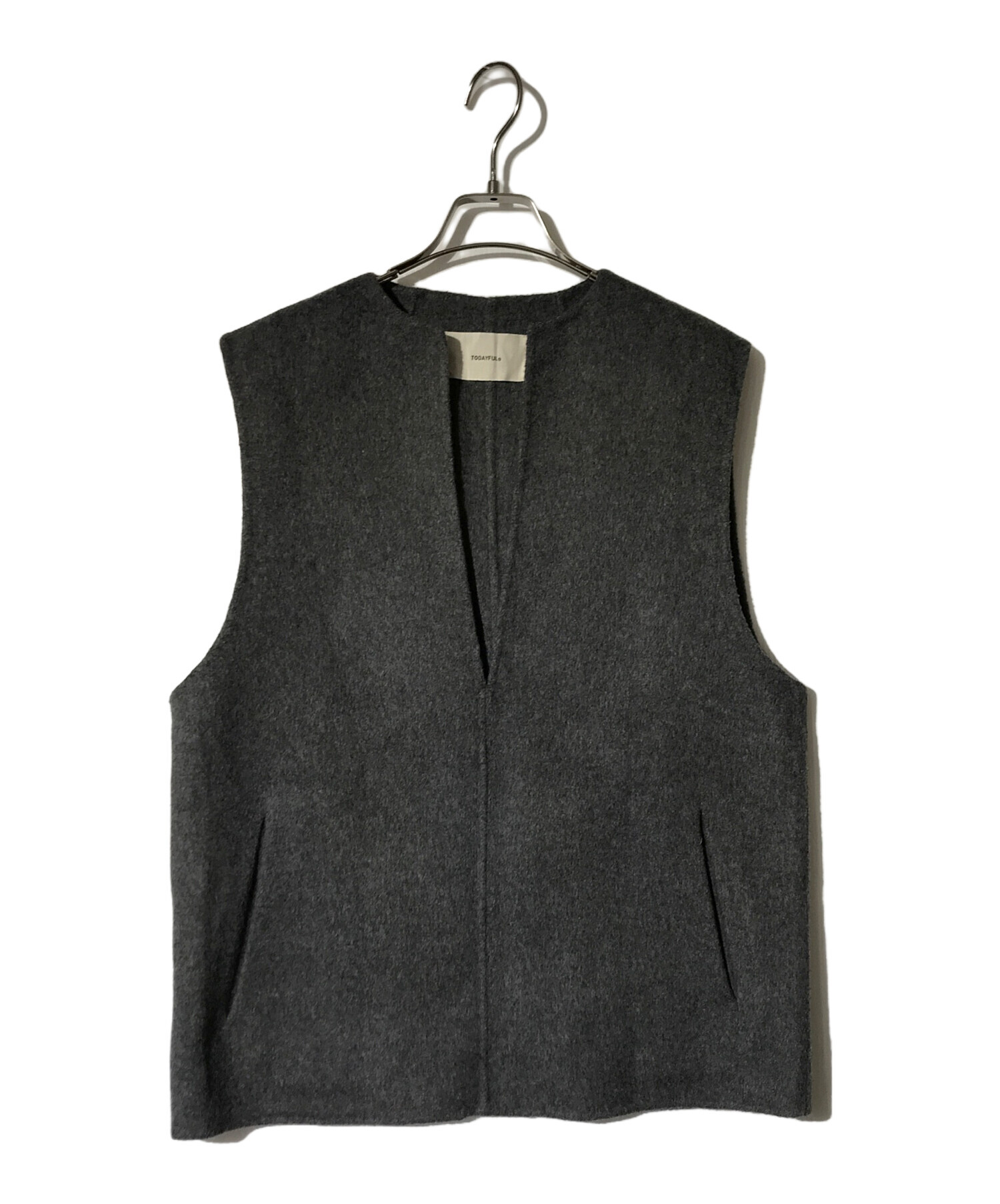 空雅様 専用todayful keyneck wool vest 空雅todayful keyneck wool