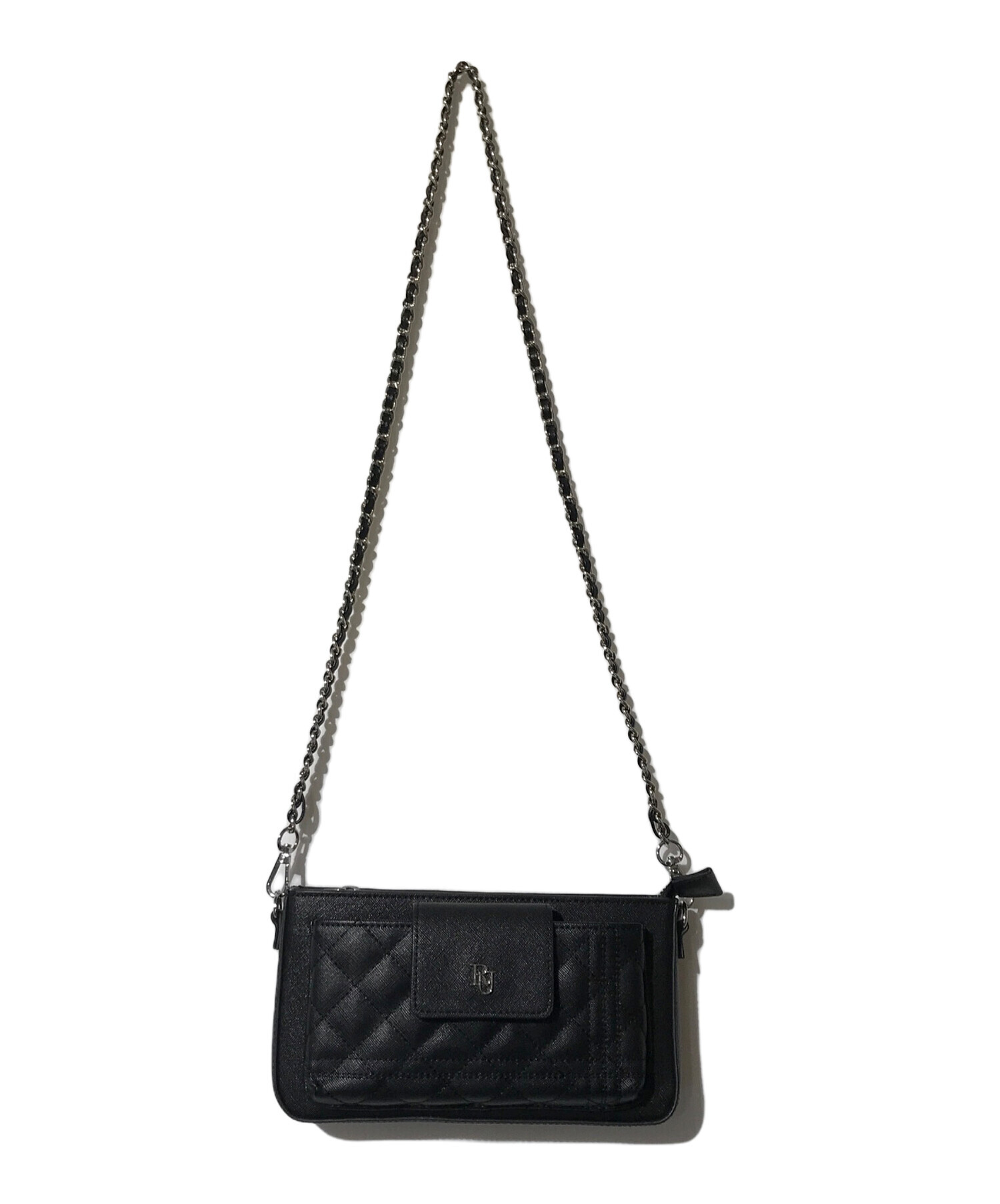 中古・古着通販】riu (リウ) Quilting phone bag ブラック｜ブランド  
