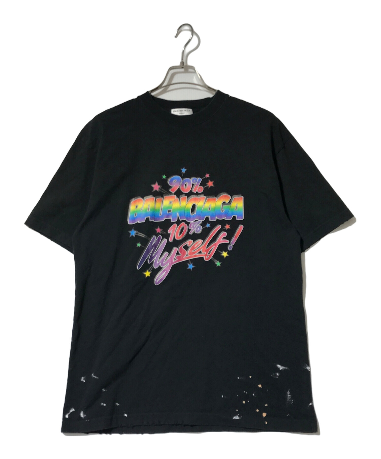 中古・古着通販】BALENCIAGA (バレンシアガ) 90/10 T-shirt ブラック 