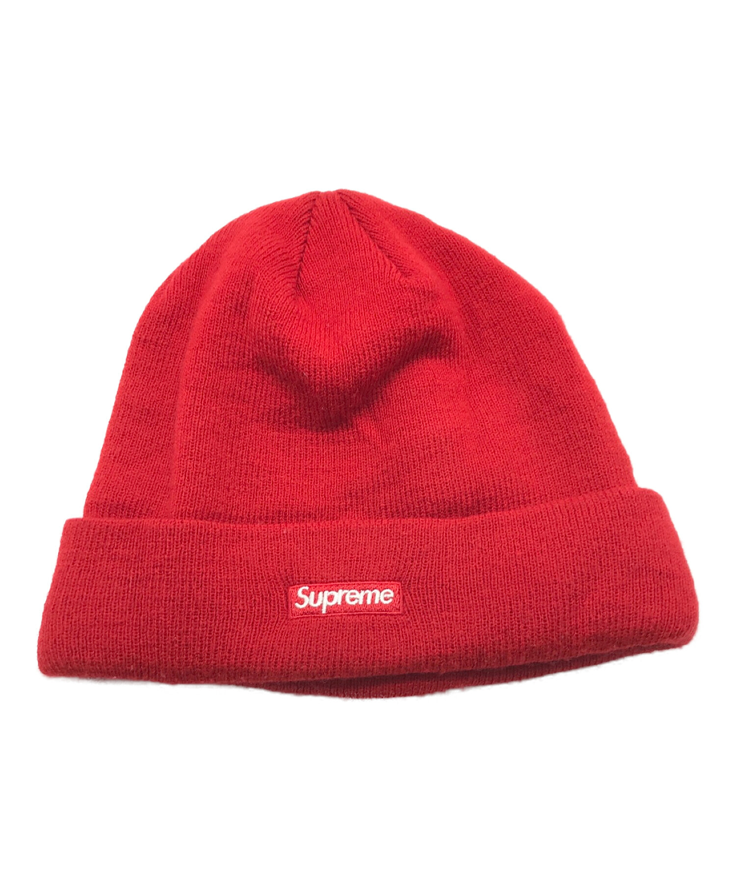 ニット帽/ビーニーSUPREME New Era S Logo Beanie シュプリーム RED