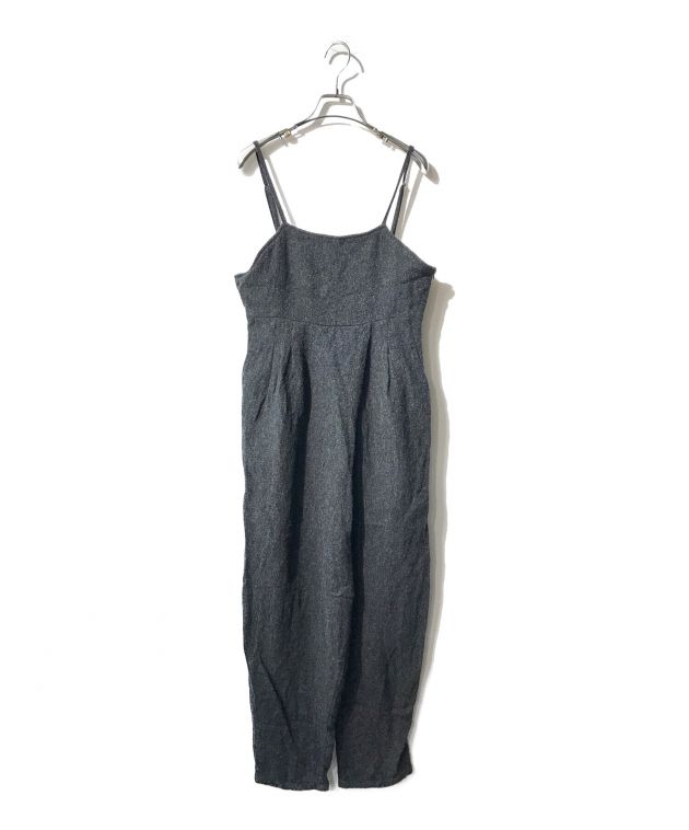 中古・古着通販】LEINWANDE (ラインヴァンド) Tweed Belted Jumpsuits 