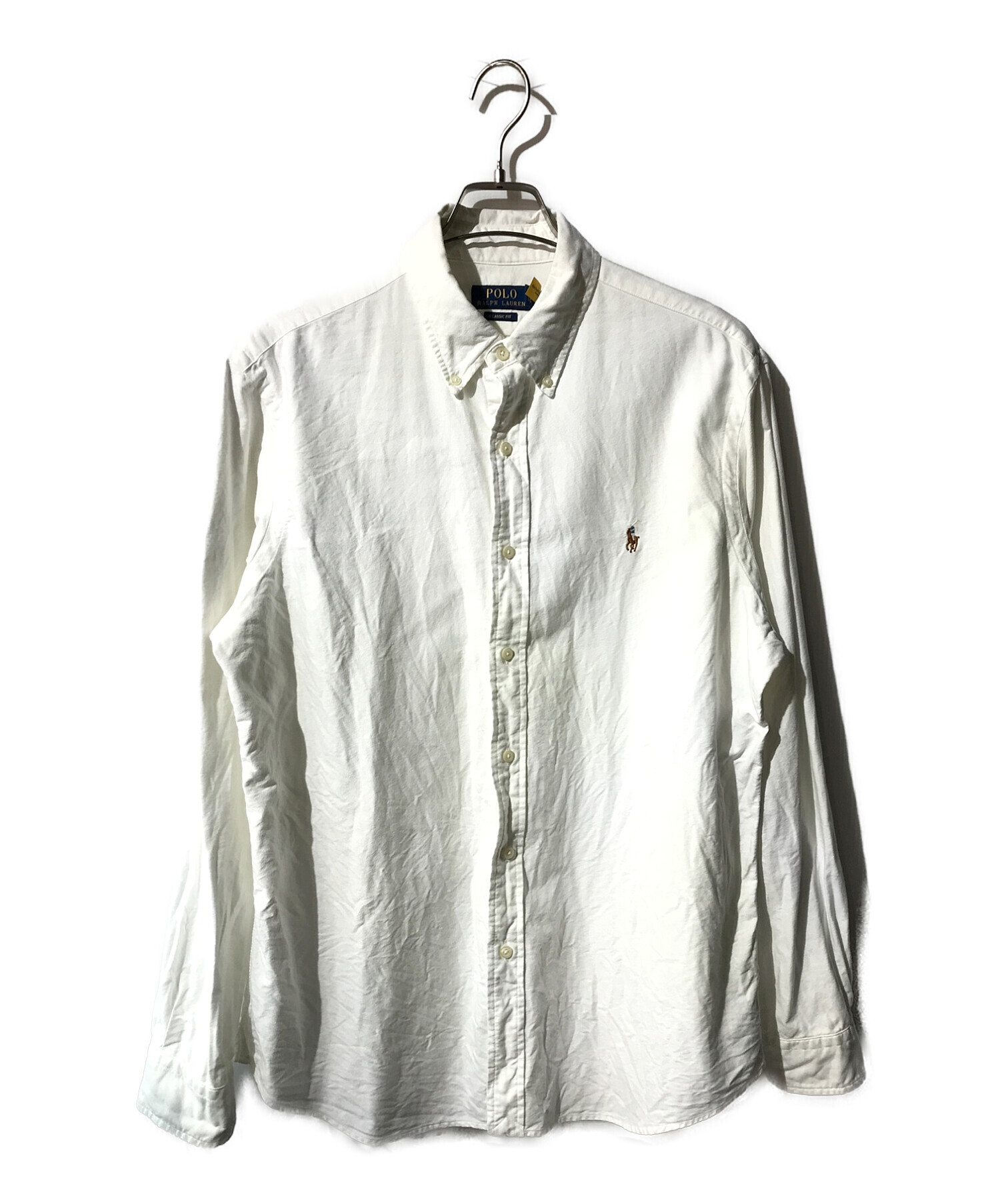 POLO RALPH LAUREN (ポロ・ラルフローレン) ボタンダウンシャツ ホワイト サイズ:L