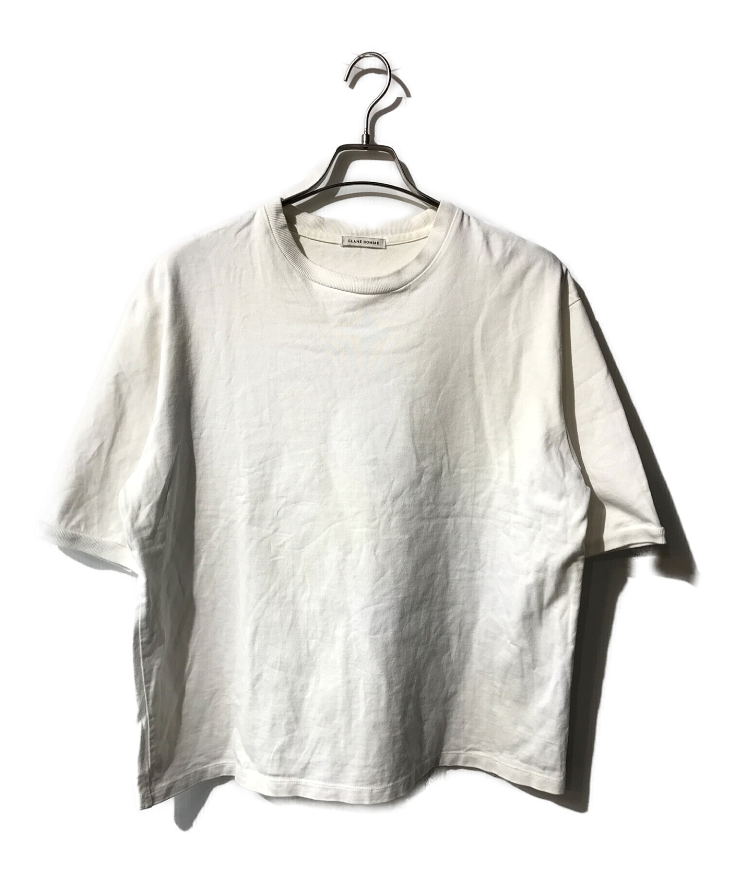 CLANE HOMME (クラネ オム) Tシャツ ホワイト サイズ:2
