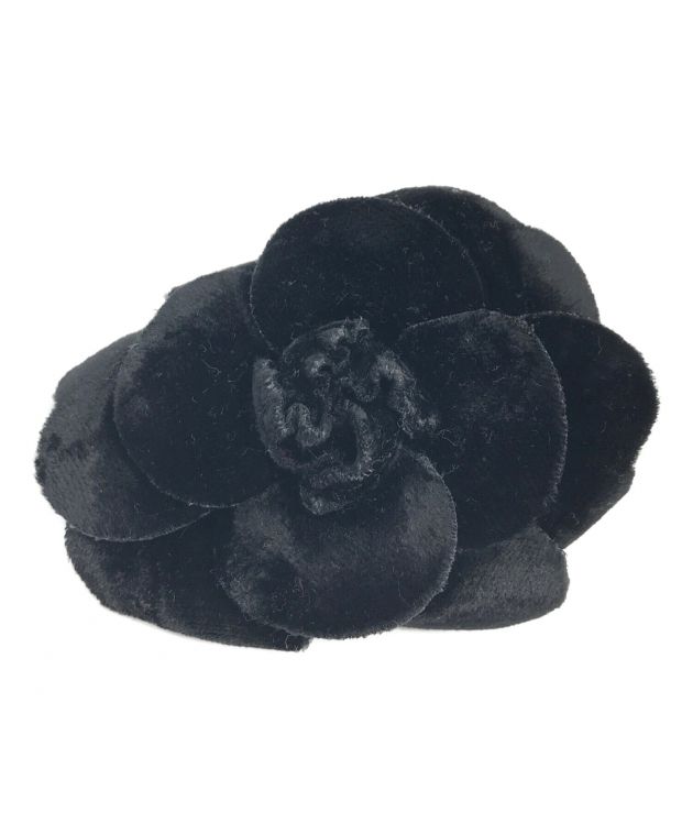 中古・古着通販】CHANEL (シャネル) ベロアカメリアコサージュ 