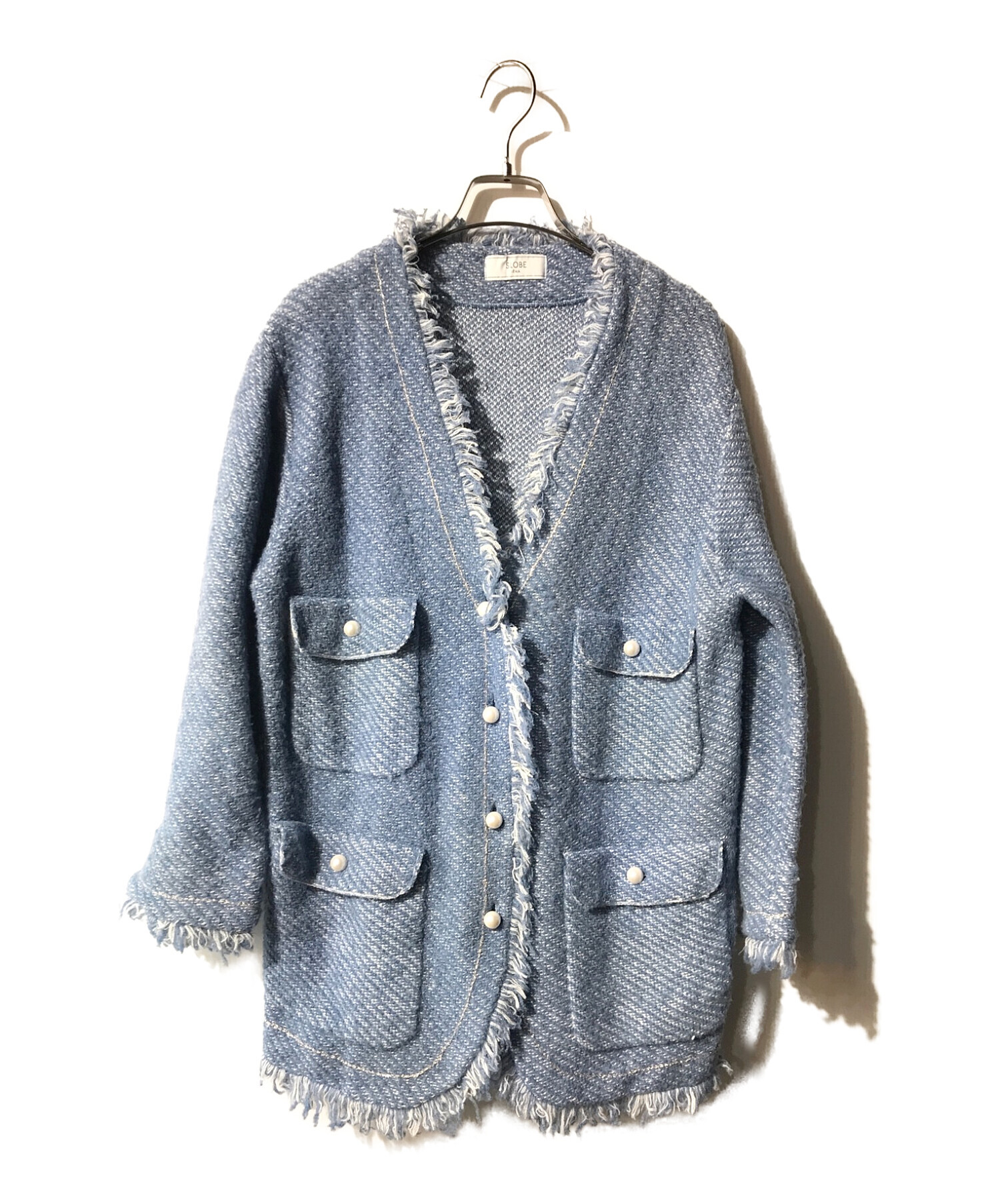 中古・古着通販】SLOBE IENA (スローブ イエナ) ツイードニット 