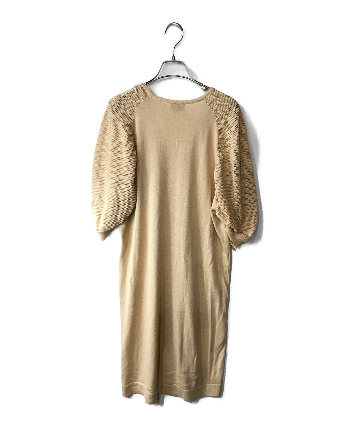 フェンディのロゴ入りニットワンピース