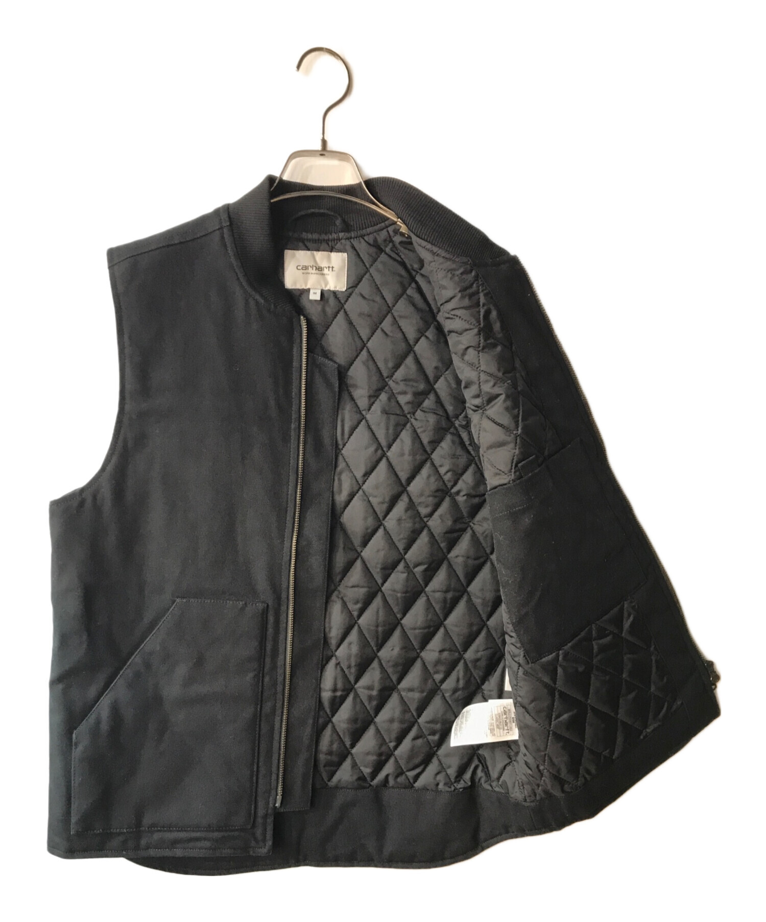 中古・古着通販】CarHartt (カーハート) CLASSIC VEST ブラック サイズ 