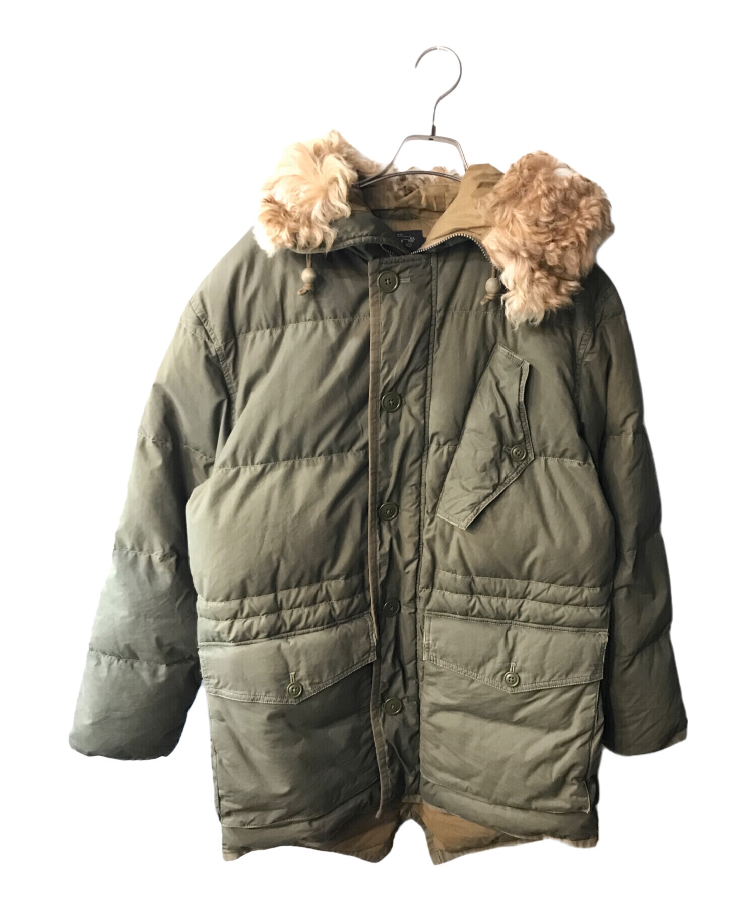 中古・古着通販】RRL (ダブルアールエル) ファー付ダウンジャケット  