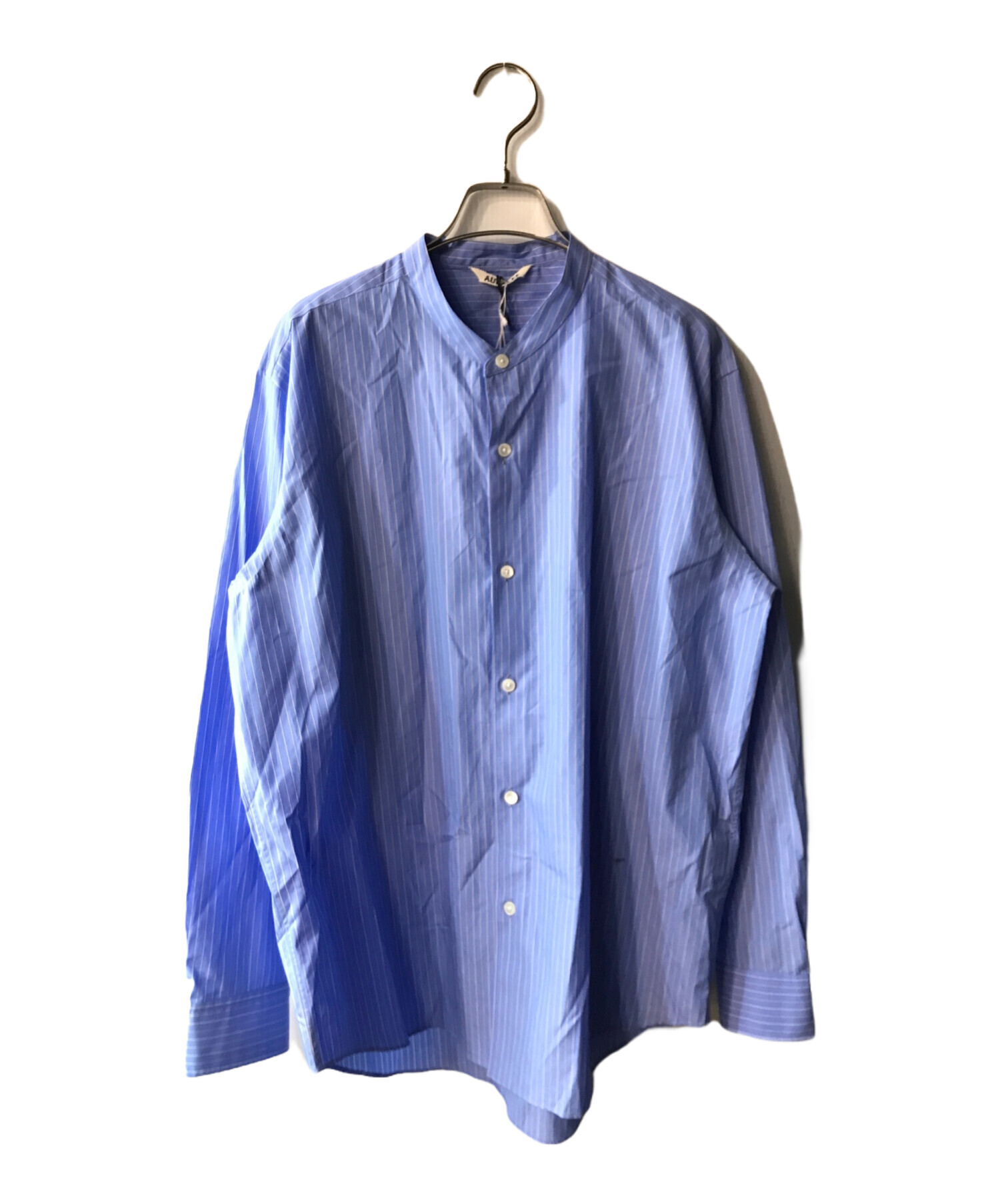 中古・古着通販】AURALEE (オーラリー) SUVIN HIGH COUNT CLOTH STRIPE 