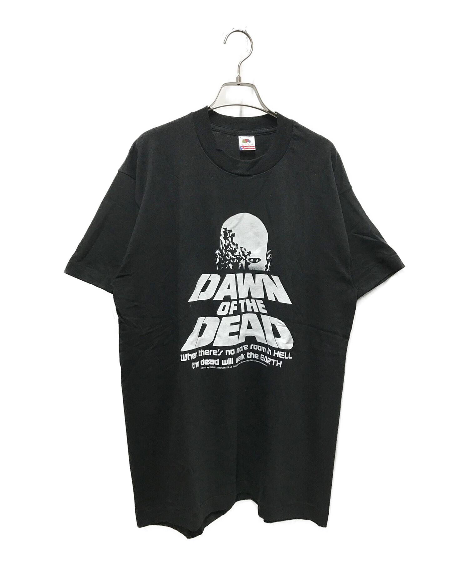 dawn of the dead (ドーンオブザデット) [古着]90’sヴィンテージムービーTシャツ ブラック サイズ:L